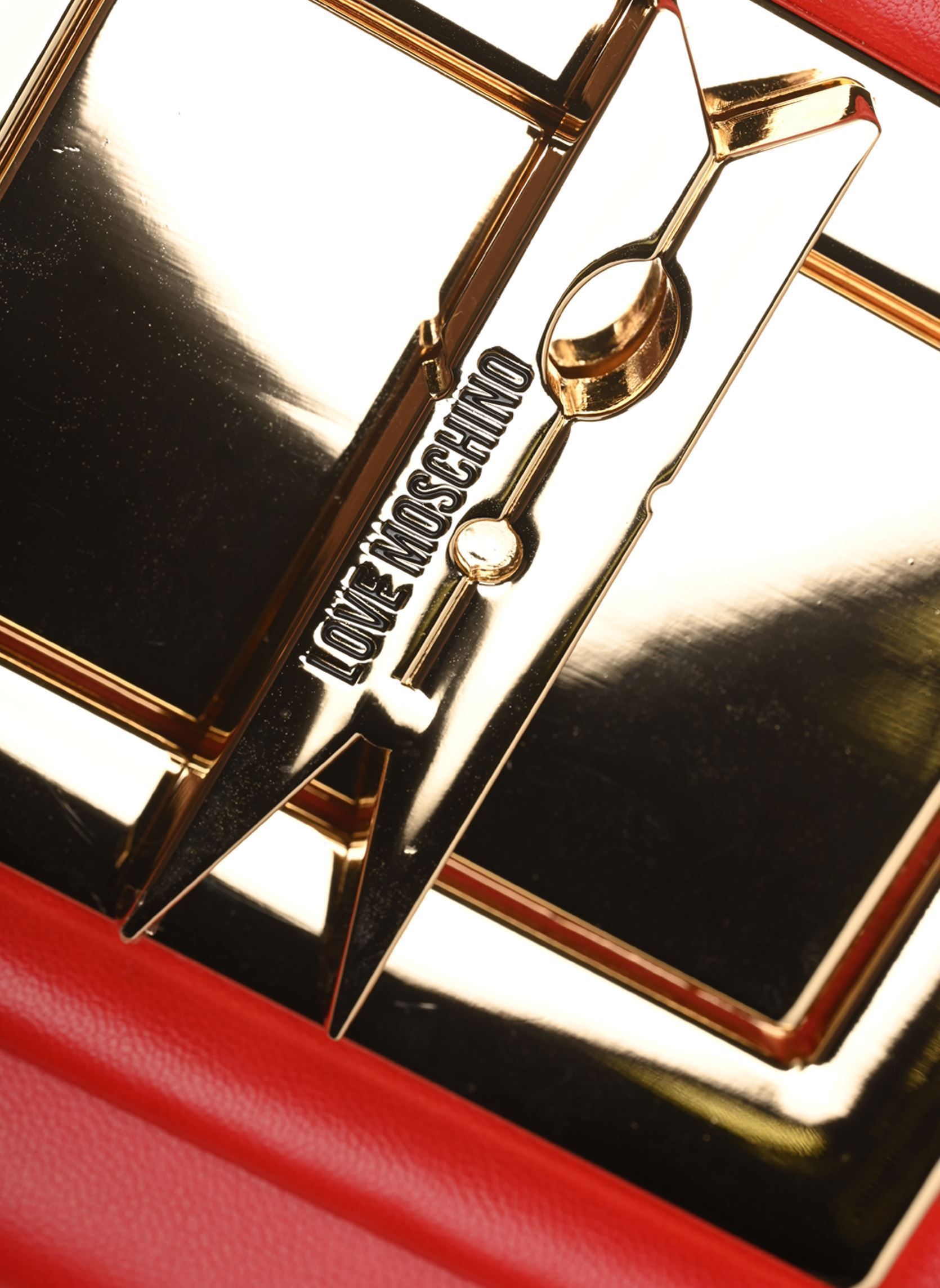 Bandolera CLOTHESPIN JC4162PP1M mujer rojo Love Moschino Bandolera CLOTHESPIN JC4162PP1M mujer rojo RED