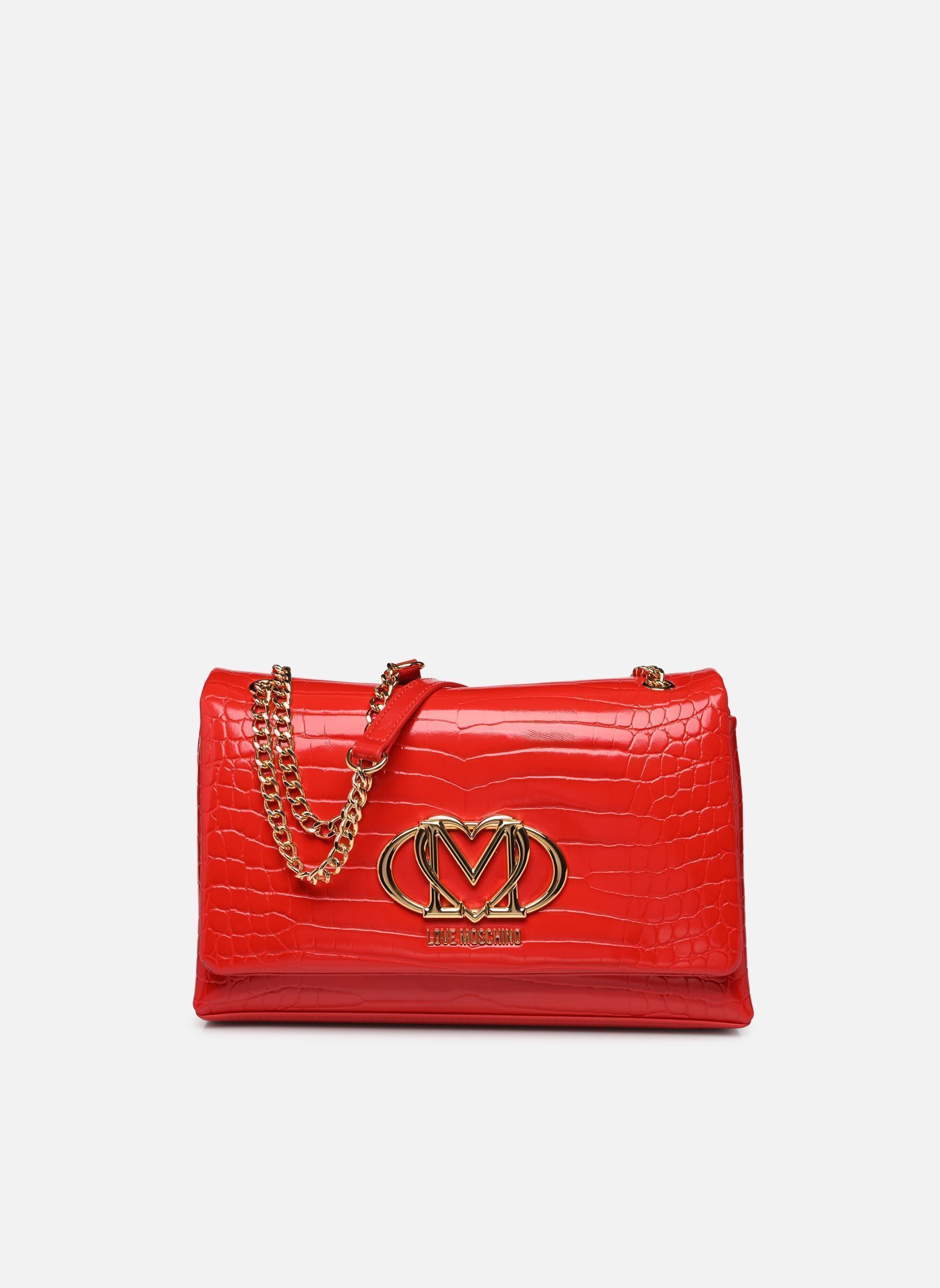 Sacs SHINY CROCO JC4046PP1M femme rouge Love Moschino Sacs SHINY CROCO JC4046PP1M femme rouge RED/RED