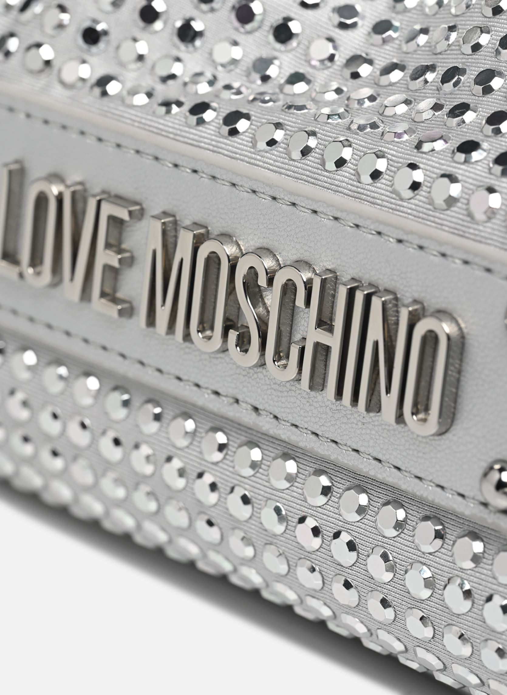Handtaschen SPARKLING JC4138PP1M damen silber Love Moschino Handtaschen SPARKLING JC4138PP1M damen silber METALLIC SILVER/METALLIC SILVE
