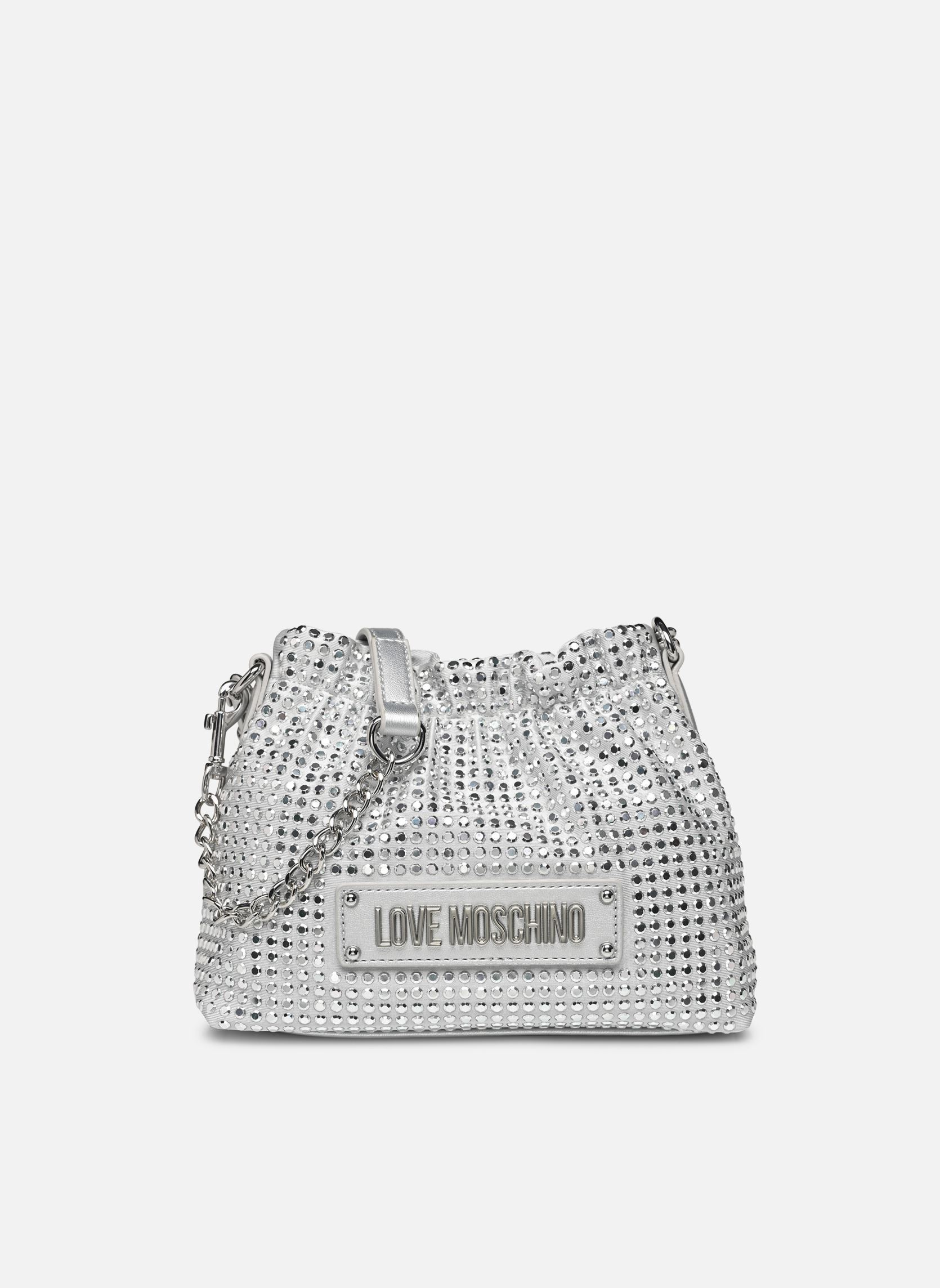 Handtaschen SPARKLING JC4138PP1M damen silber Love Moschino Handtaschen SPARKLING JC4138PP1M damen silber METALLIC SILVER/METALLIC SILVE