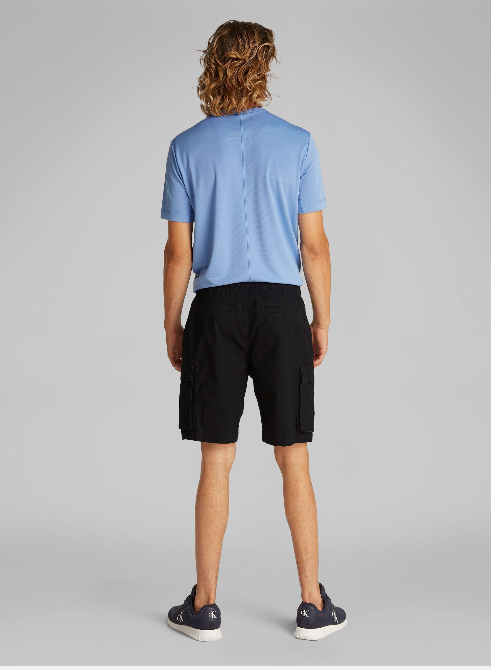 Shorts Washed Cargo Short J30J327376 homme noir Calvin Klein Jeans Shorts Washed Cargo Short J30J327376 homme noir CK BLACK