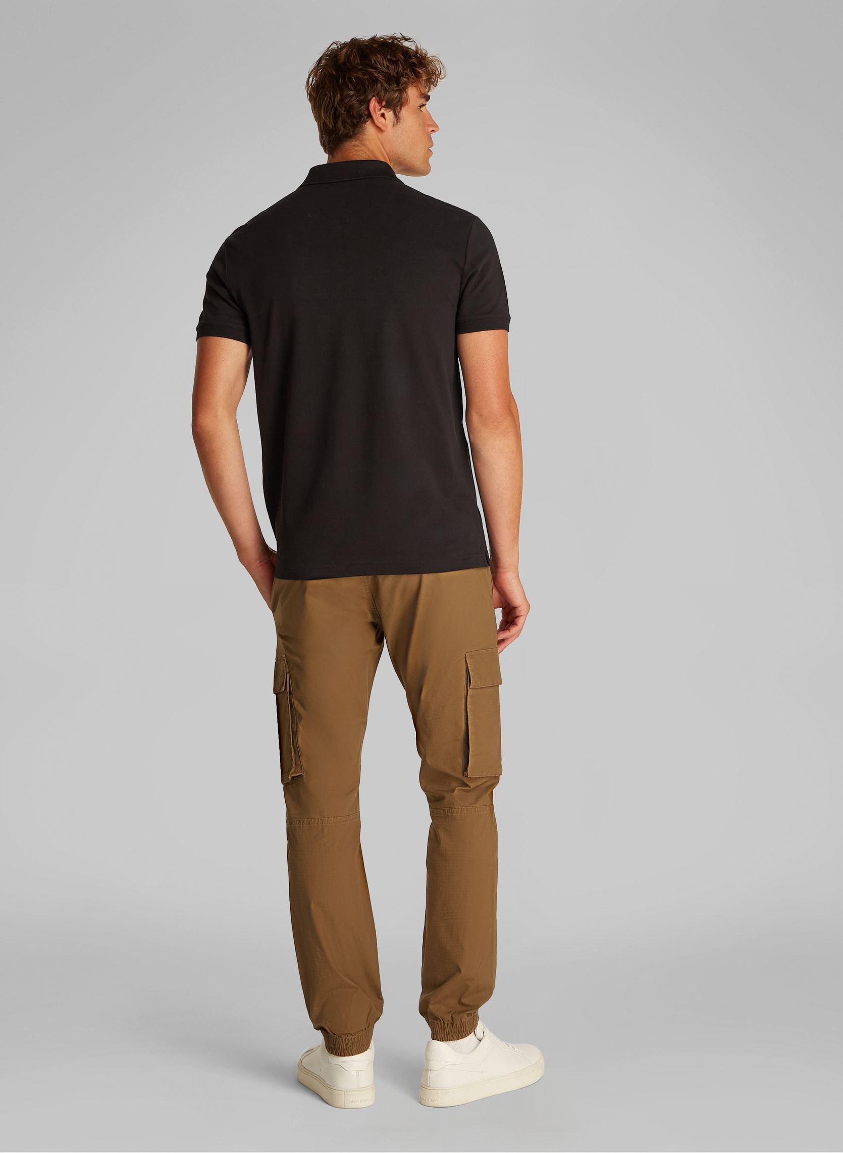 Polos manches courtes Monologo Polo J30J325664 homme noir Calvin Klein Jeans Polos manches courtes Monologo Polo J30J325664 homme noir CK BLACK