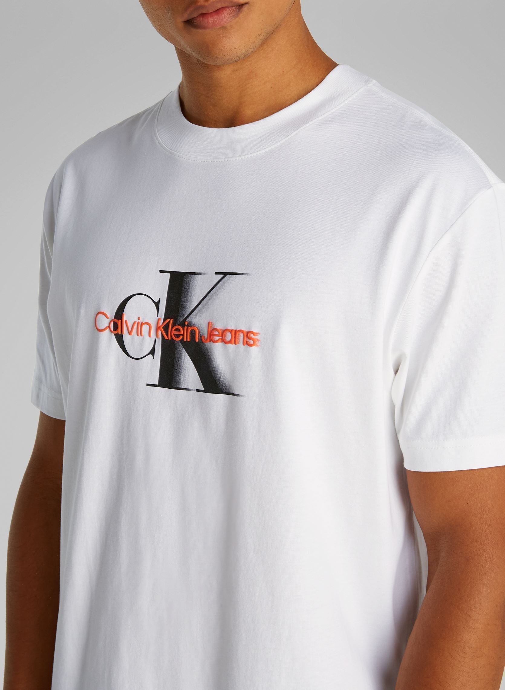 T-Shirts Monologo Shift Tee J30J327471 herren weiß Calvin Klein Jeans T-Shirts Monologo Shift Tee J30J327471 herren weiß BRIGHT WHITE