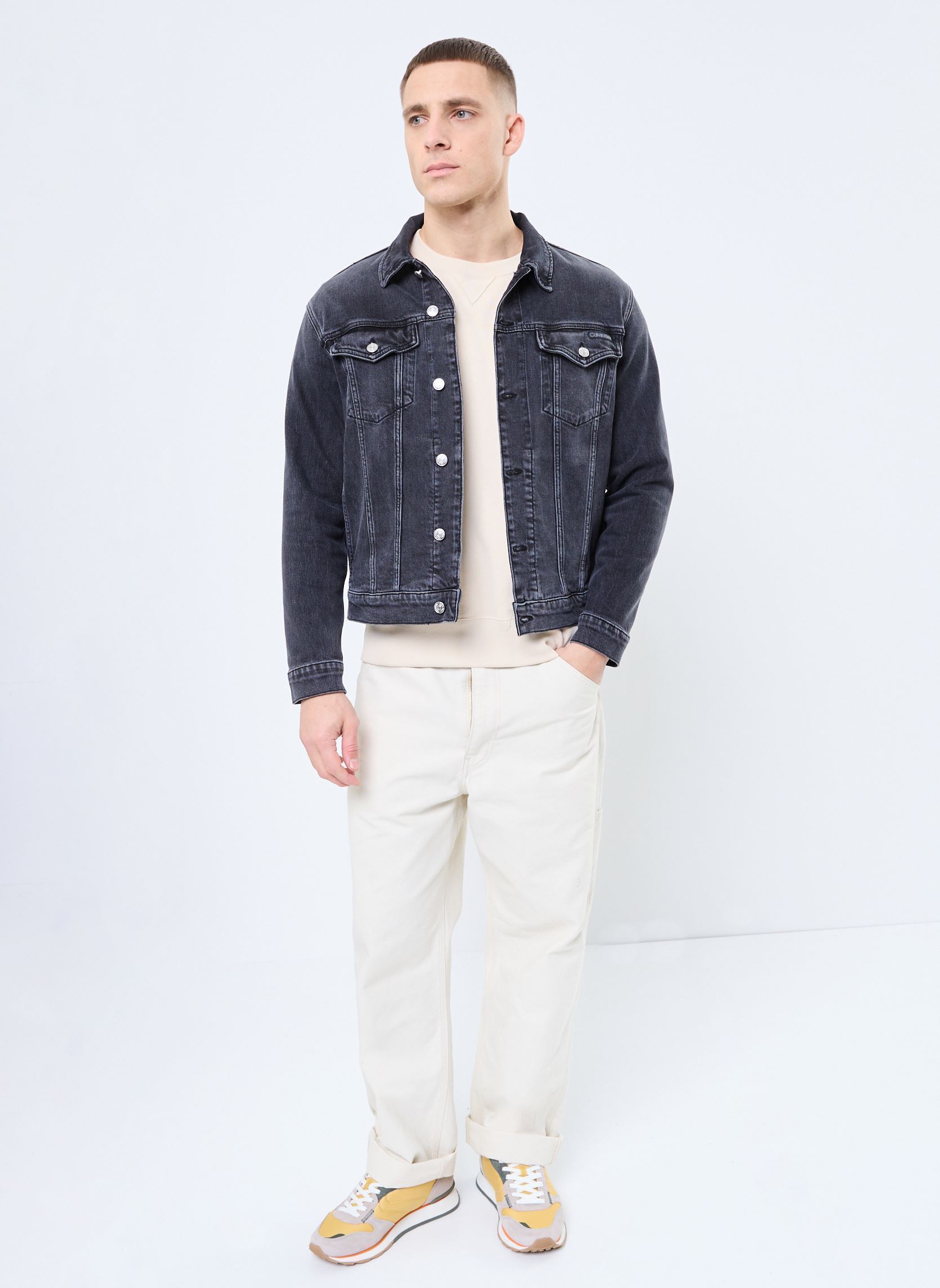 Jacken Slim Denim Jacket J30J327589 herren schwarz Calvin Klein Jeans Jacken Slim Denim Jacket J30J327589 herren schwarz DENIM BLACK