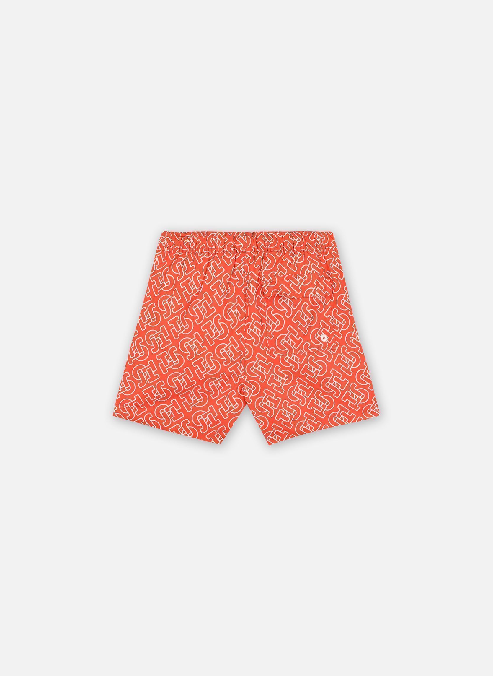 Shorts de bain MIMOSA MONOGRAM garçon rouge JOTT Shorts de bain MIMOSA MONOGRAM garçon rouge MONO FLAME RED
