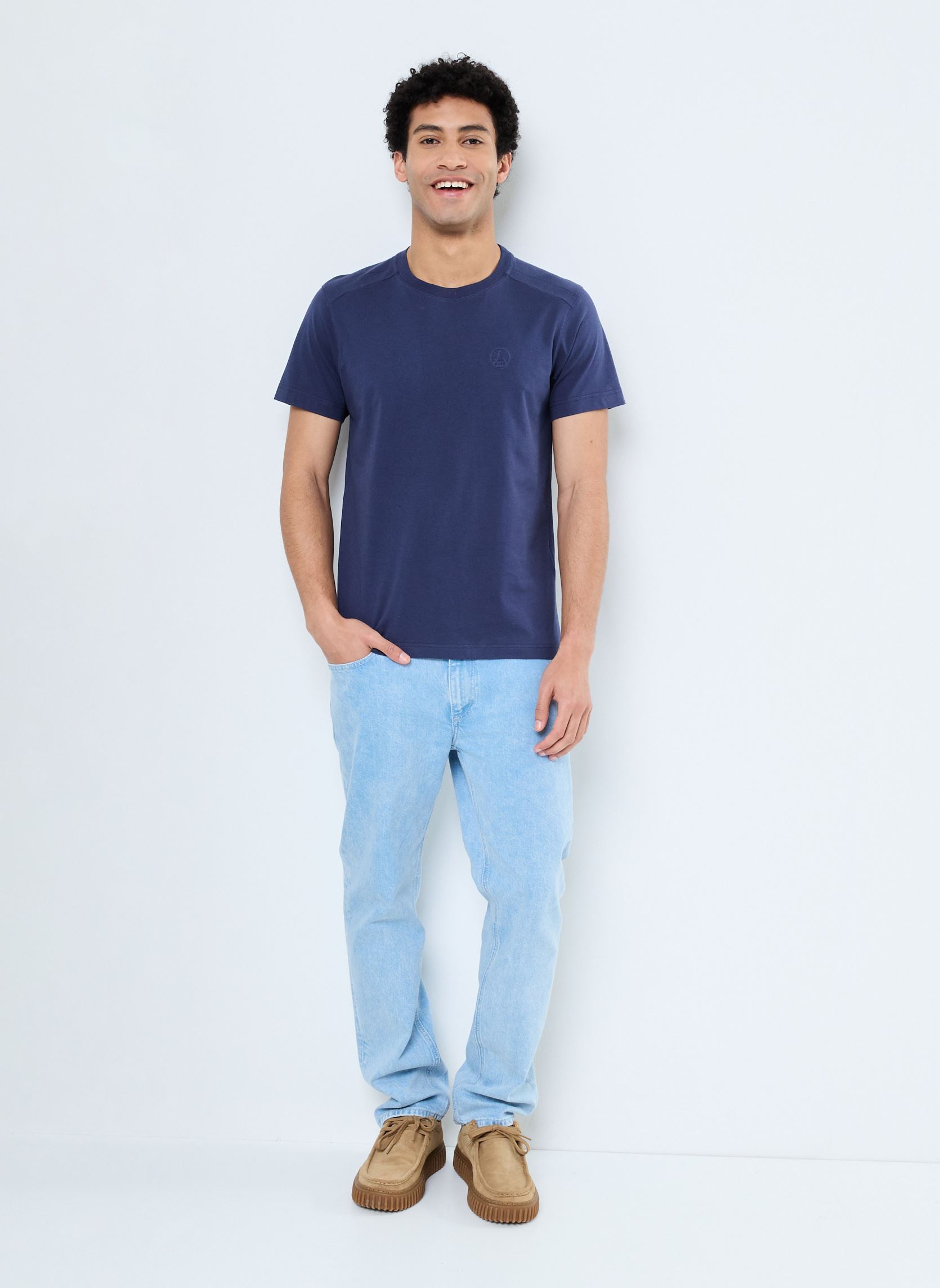 Tee-shirts manches courtes PEDRO homme bleu JOTT Tee-shirts manches courtes PEDRO homme bleu NAVY