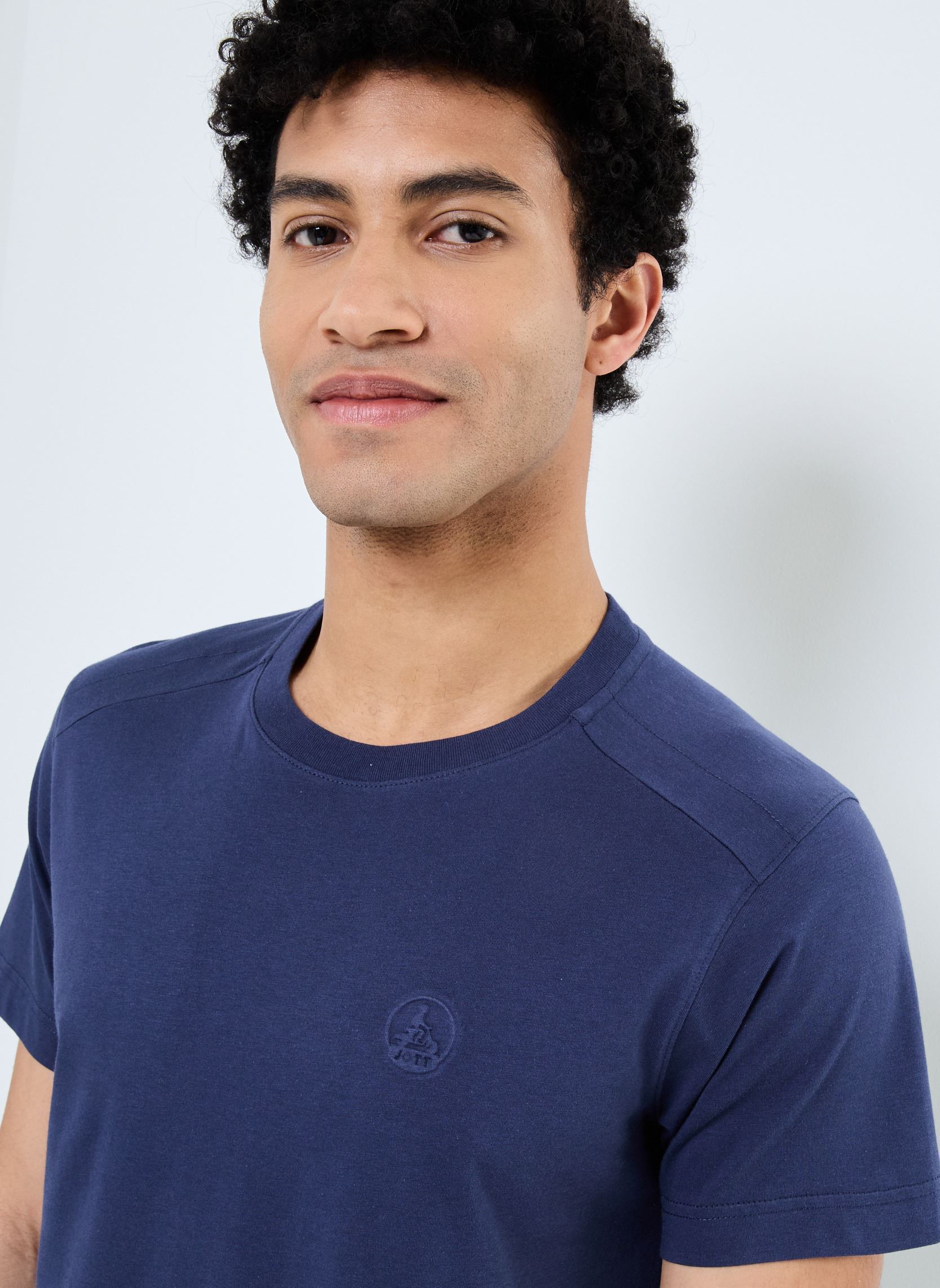 Tee-shirts manches courtes PEDRO homme bleu JOTT Tee-shirts manches courtes PEDRO homme bleu NAVY