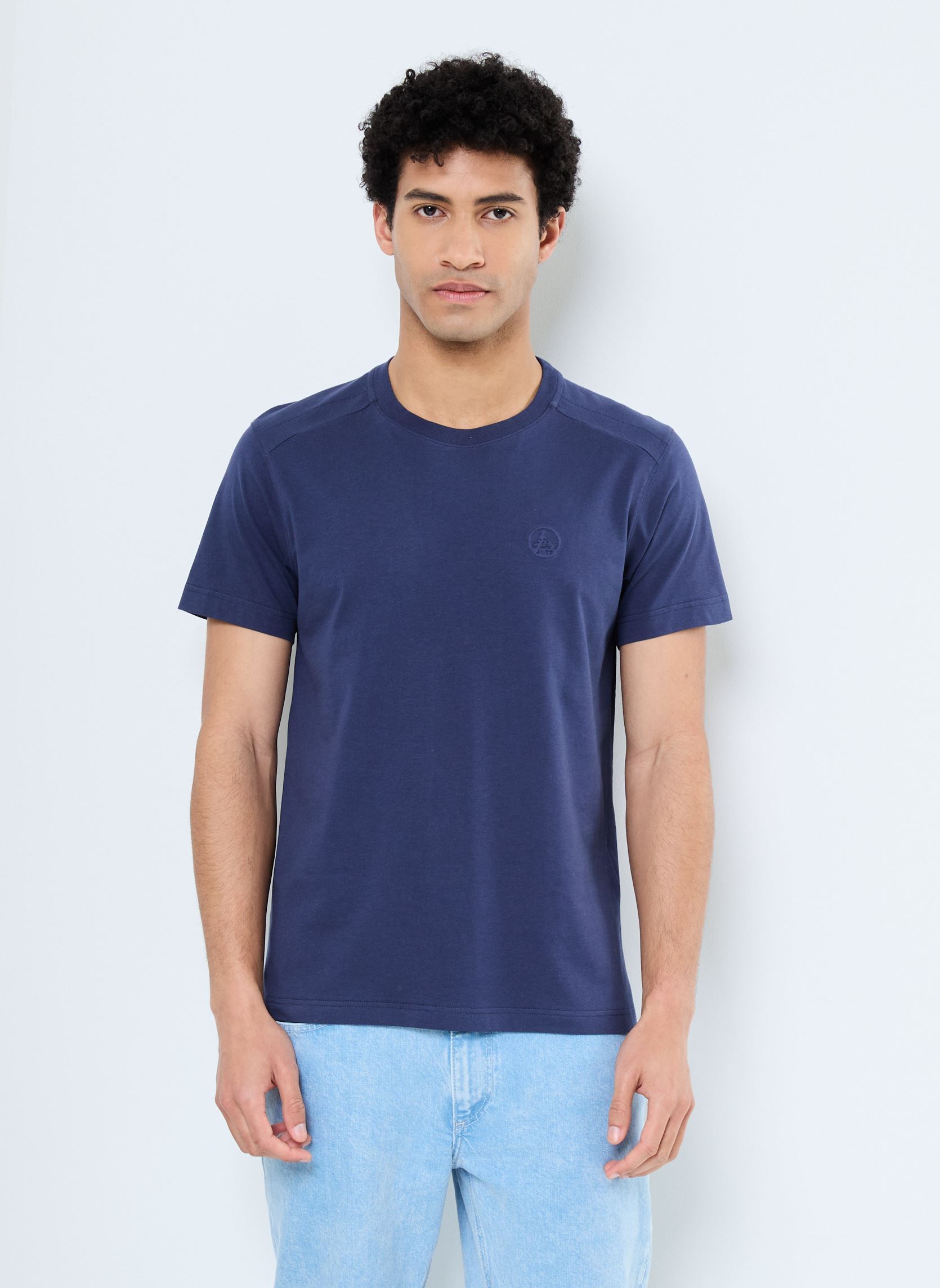 Tee-shirts manches courtes PEDRO homme bleu JOTT Tee-shirts manches courtes PEDRO homme bleu NAVY