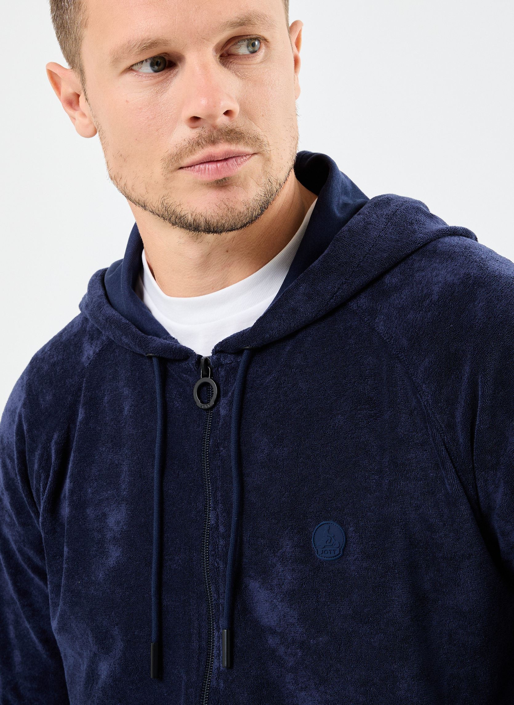 Sudaderas con cremallera MOJAVE hombre azul JOTT Sudaderas con cremallera MOJAVE hombre azul NAVY
