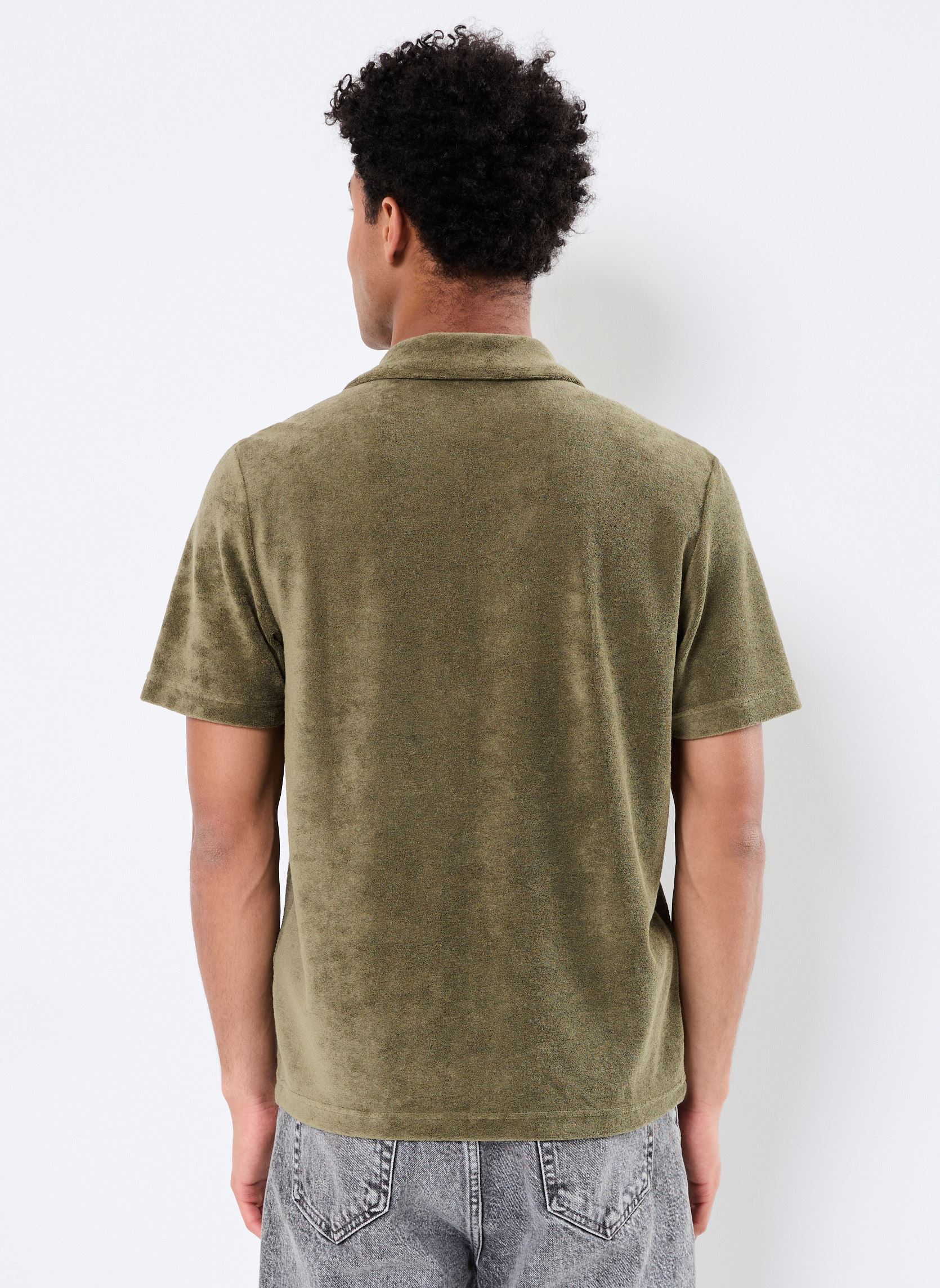 Polos manches courtes JOSHUA homme vert JOTT Polos manches courtes JOSHUA homme vert ARMY