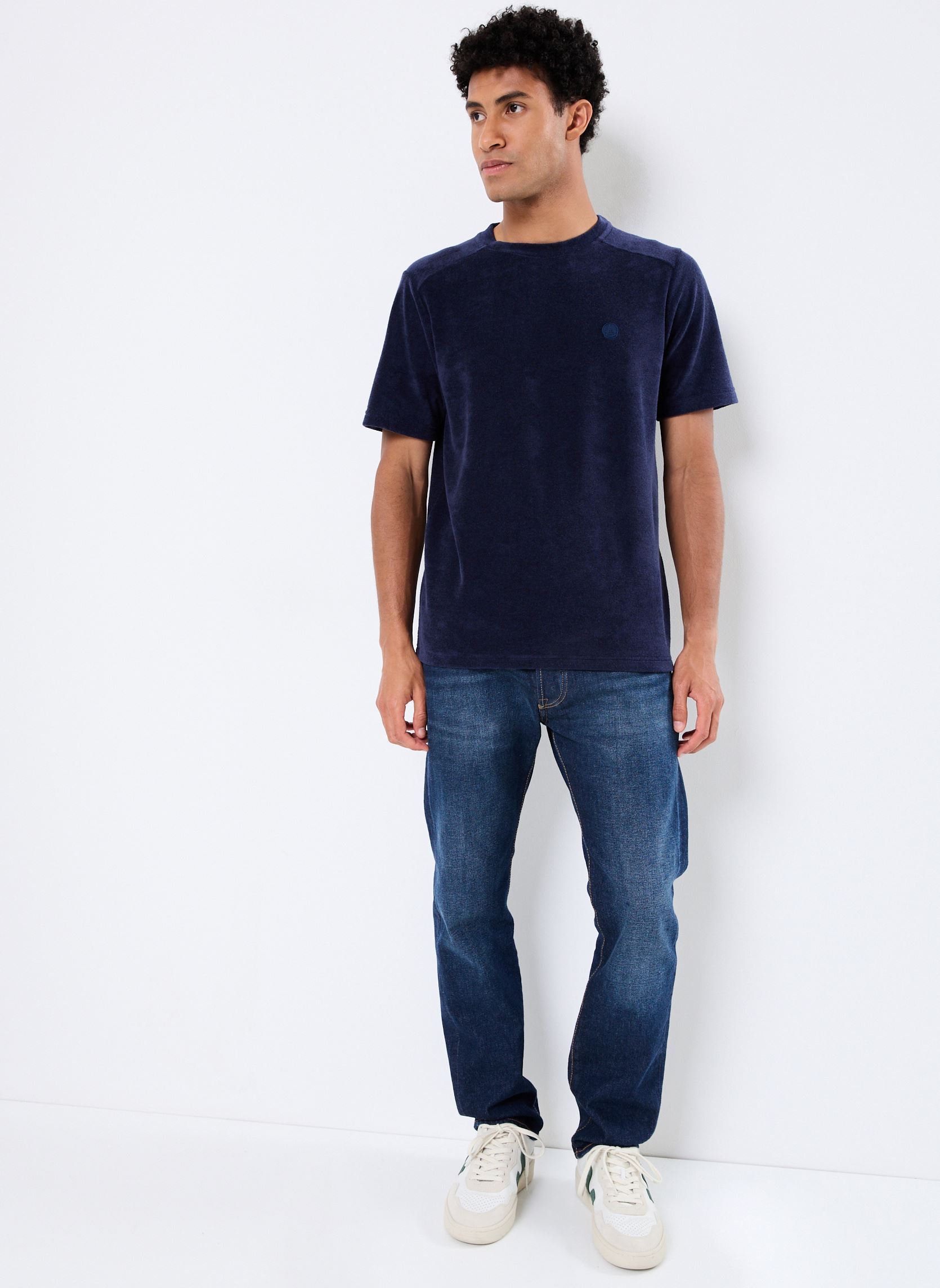 Tee-shirts manches courtes ALI homme bleu JOTT Tee-shirts manches courtes ALI homme bleu NAVY