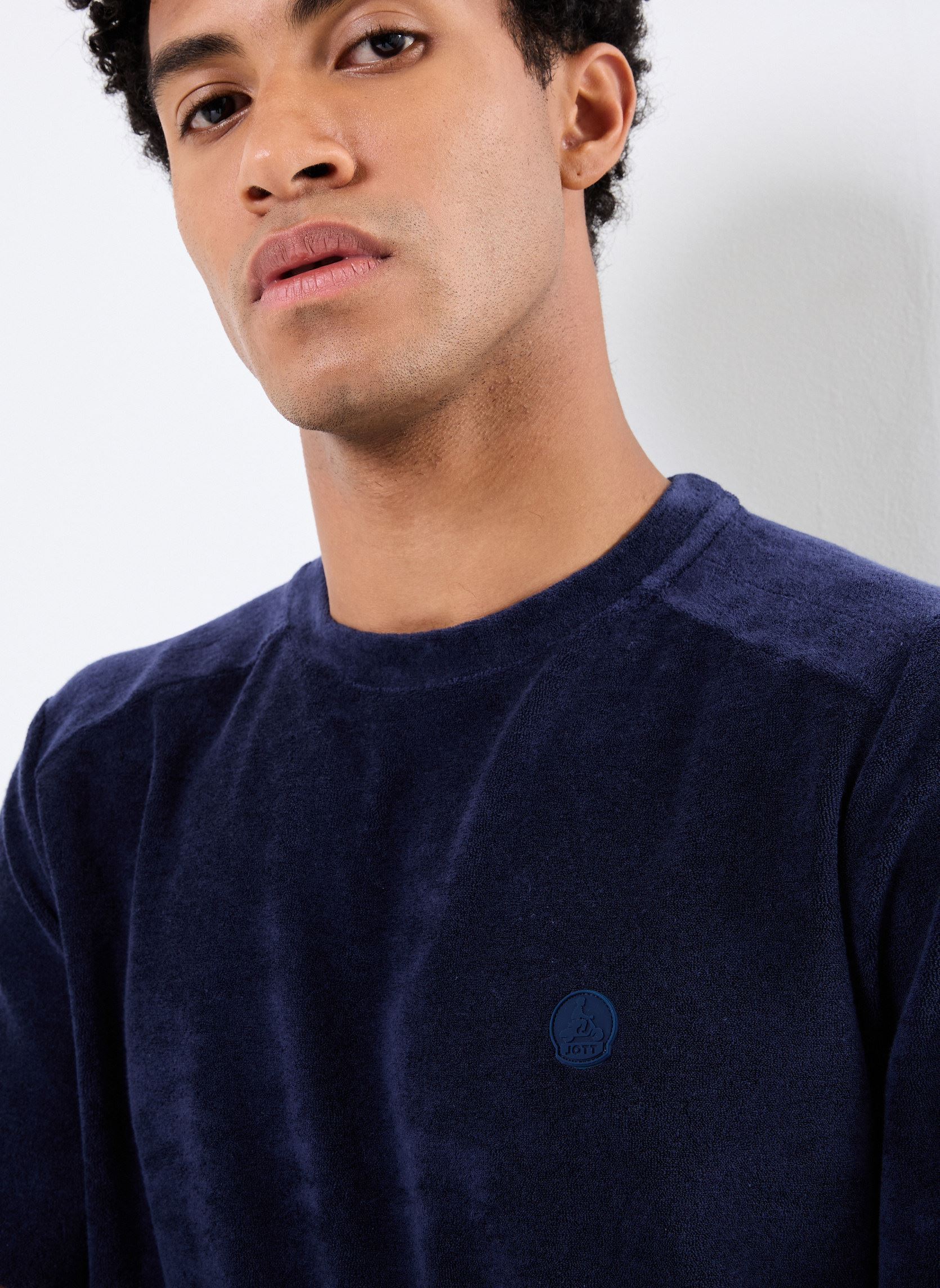 Tee-shirts manches courtes ALI homme bleu JOTT Tee-shirts manches courtes ALI homme bleu NAVY