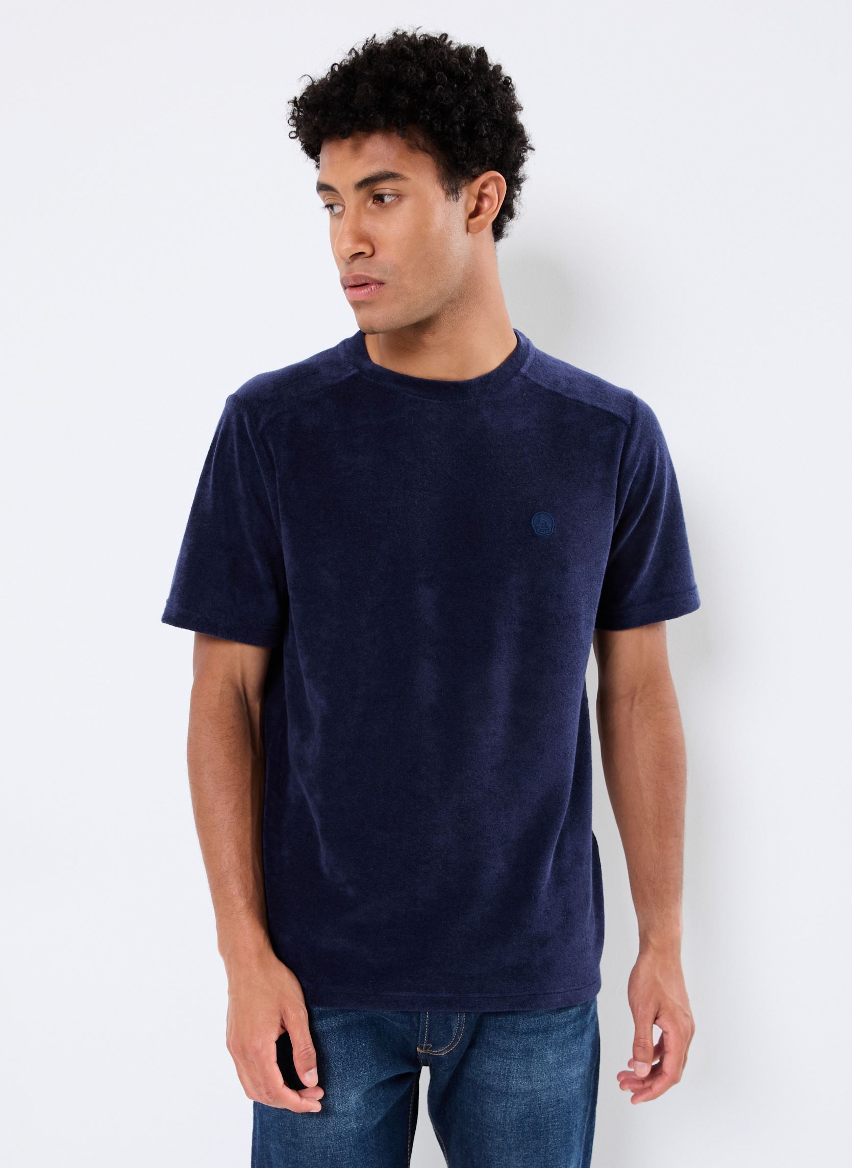Tee-shirts manches courtes ALI homme bleu JOTT Tee-shirts manches courtes ALI homme bleu NAVY