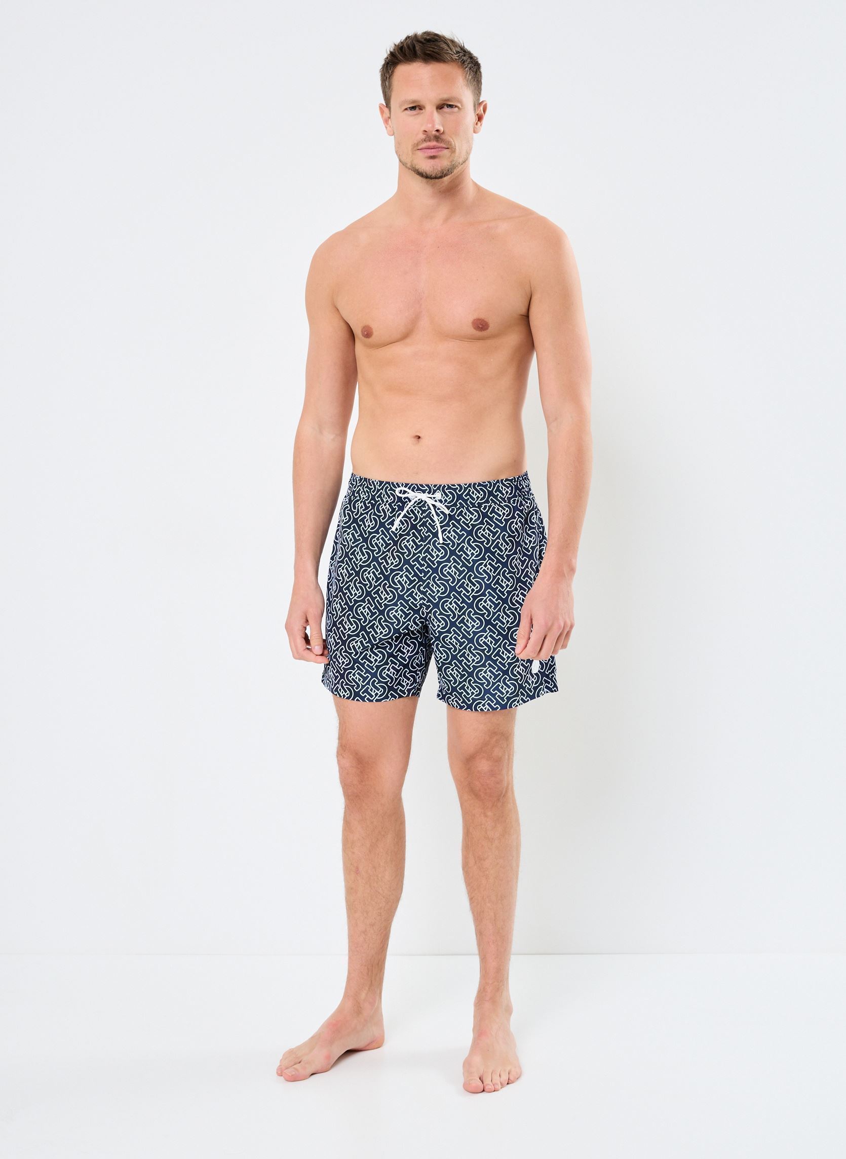 Zwemshorts NIOLON MONOGRAM heren blauw JOTT Zwemshorts NIOLON MONOGRAM heren blauw MONO NAVY