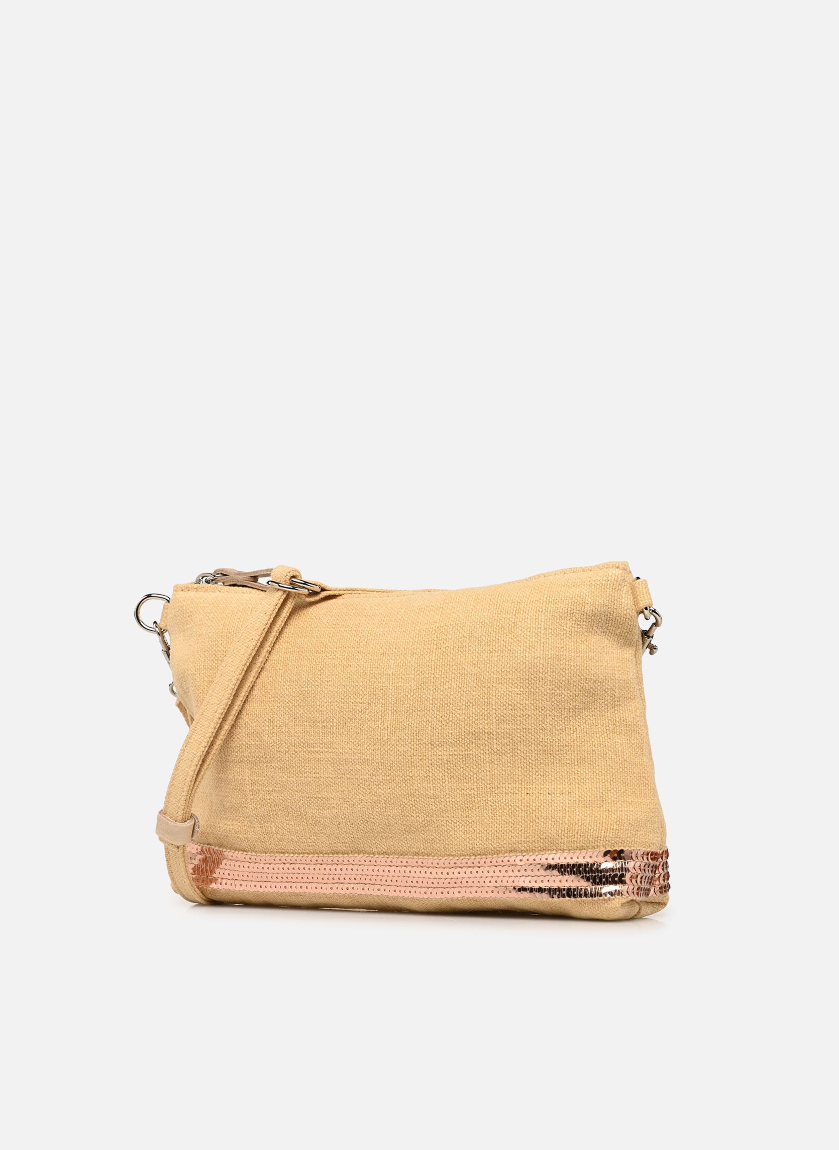 Pochettes Pochette Epaule Lin femme beige Vanessa Bruno Pochettes Pochette Epaule Lin femme beige CHAMPAGNE