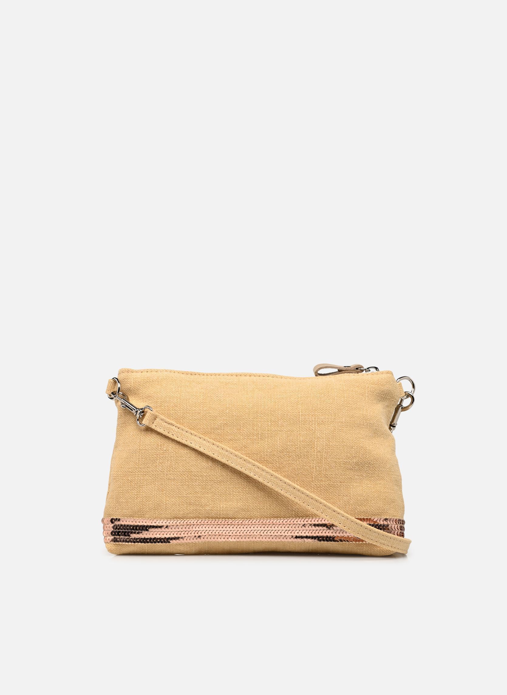 Pochettes Pochette Epaule Lin femme beige Vanessa Bruno Pochettes Pochette Epaule Lin femme beige CHAMPAGNE