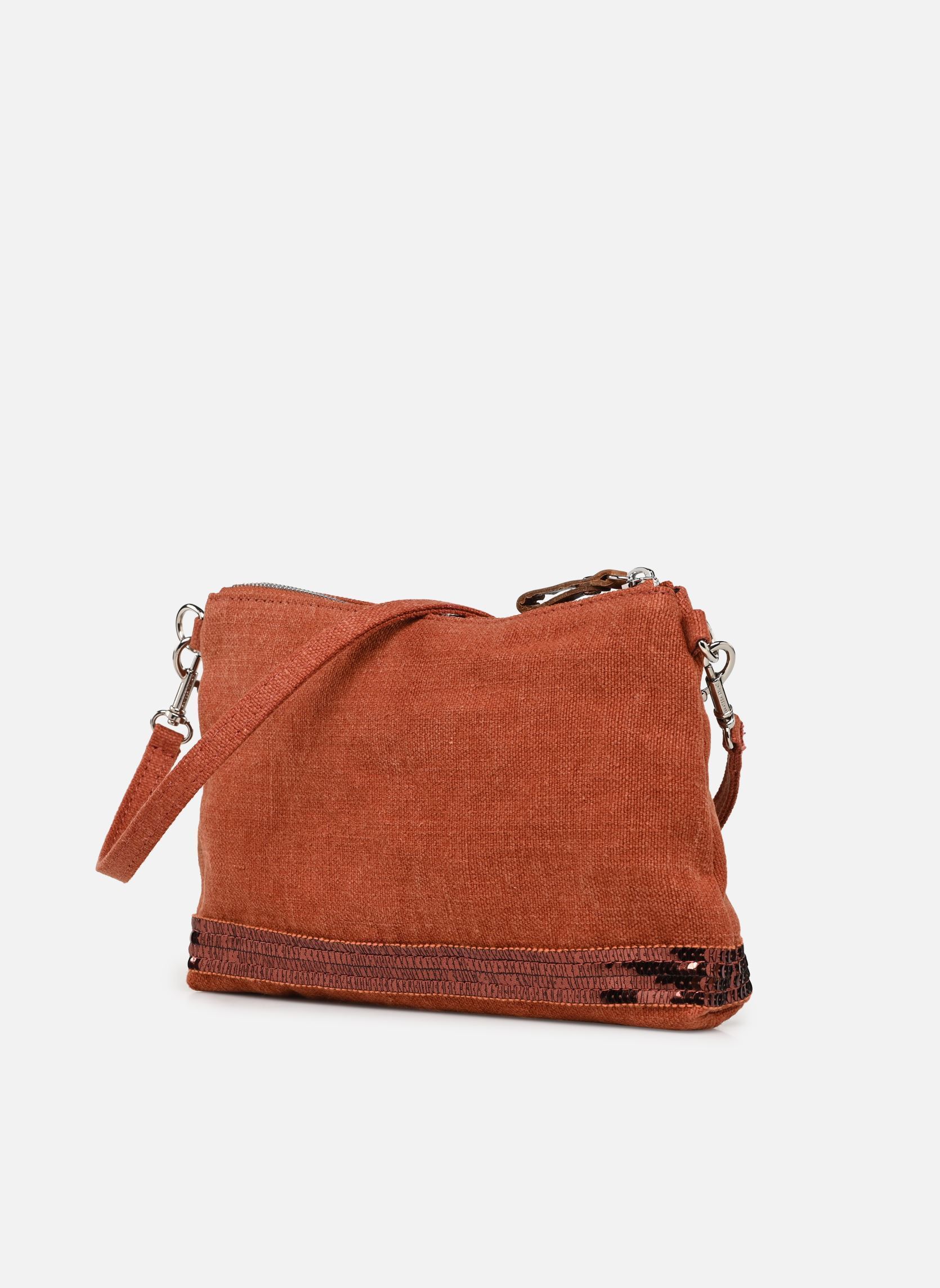 Pochettes Pochette Epaule Lin femme orange Vanessa Bruno Pochettes Pochette Epaule Lin femme orange BRIQUE