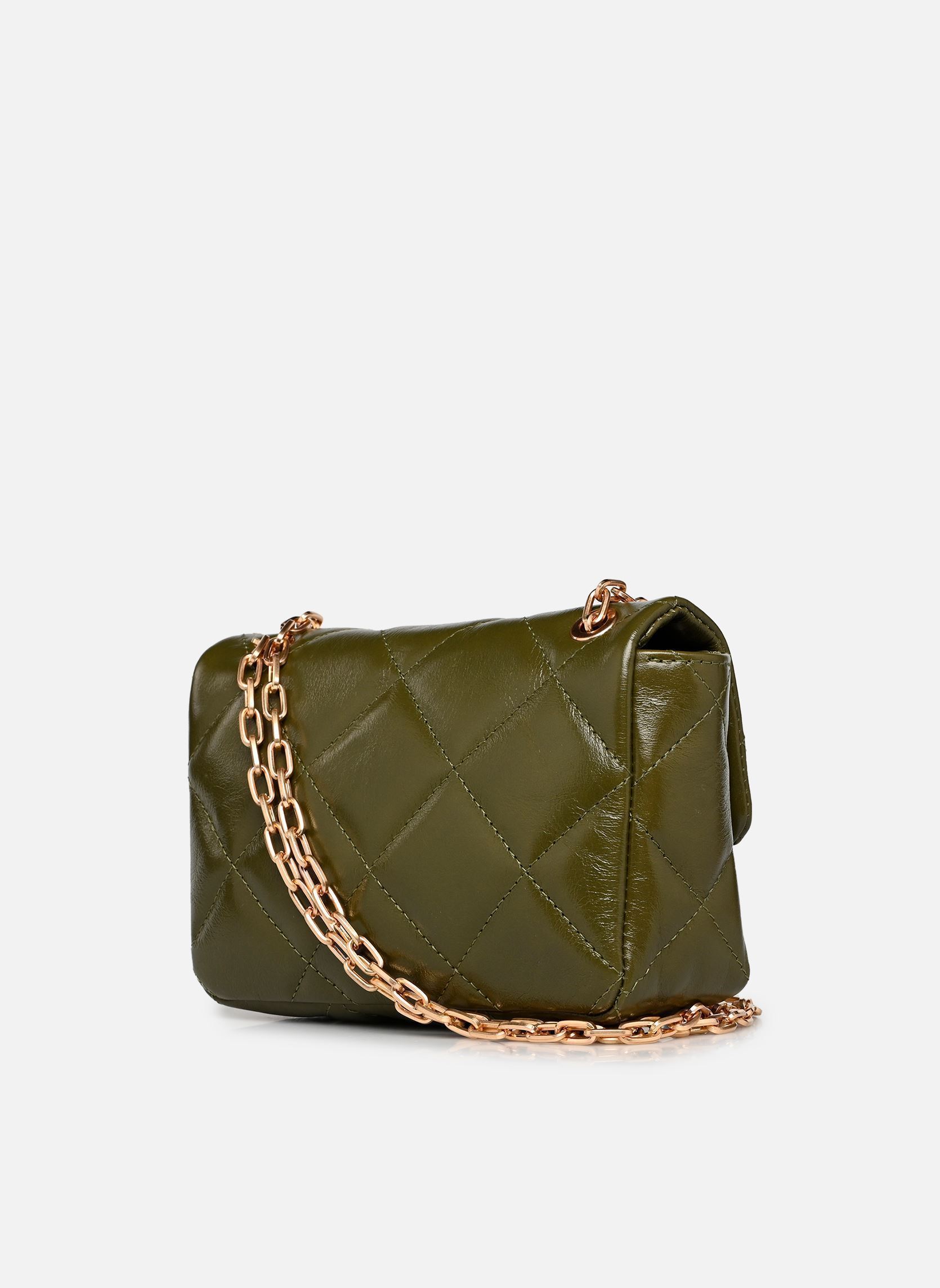 Sacs bandoulière Moon Moyen en Cuir Matelassé femme vert Vanessa Bruno Sacs bandoulière Moon Moyen en Cuir Matelassé femme vert SAUGE