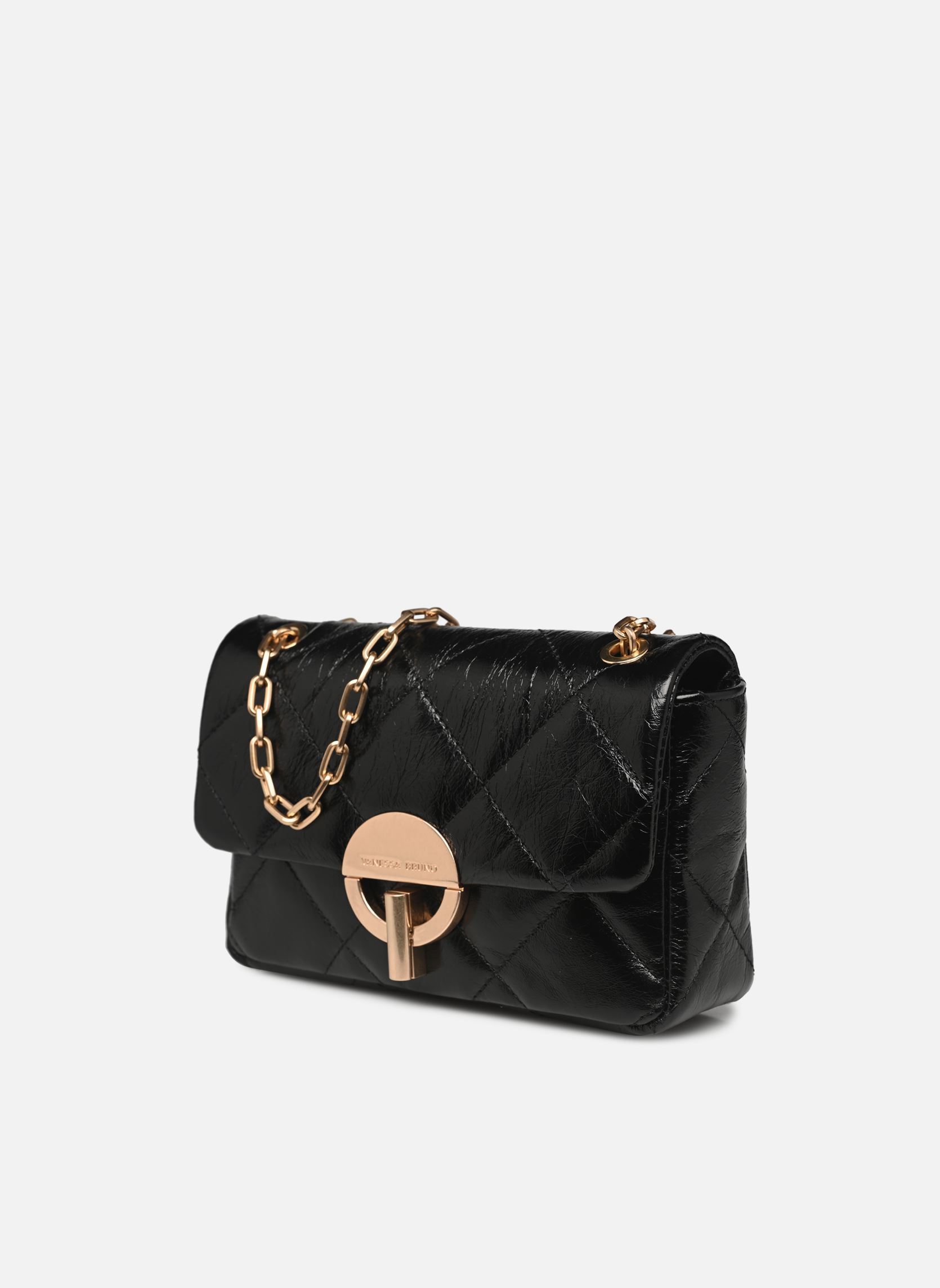 Borse a tracolla Moon Moyen en Cuir Matelassé donna nero Vanessa Bruno Borse a tracolla Moon Moyen en Cuir Matelassé donna nero NOIR