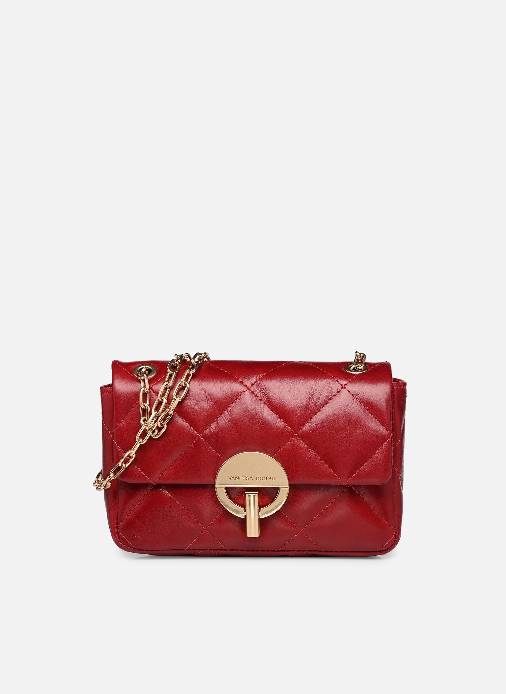 Schoudertassen Moon Moyen en Cuir Matelassé dames rood Vanessa Bruno Schoudertassen Moon Moyen en Cuir Matelassé dames rood RUBIS