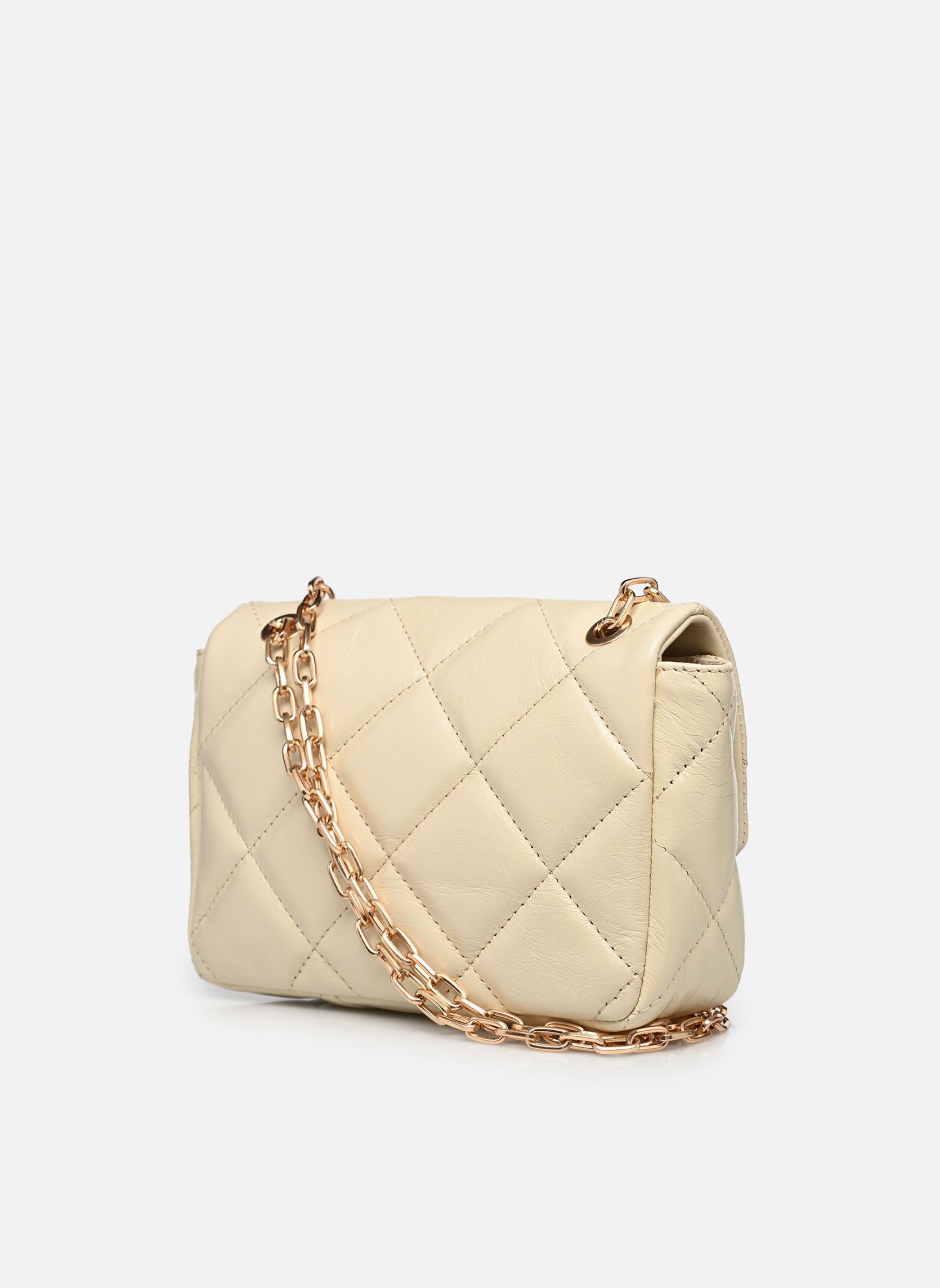 Schoudertassen Moon Moyen en Cuir Matelassé dames beige Vanessa Bruno Schoudertassen Moon Moyen en Cuir Matelassé dames beige FICELLE