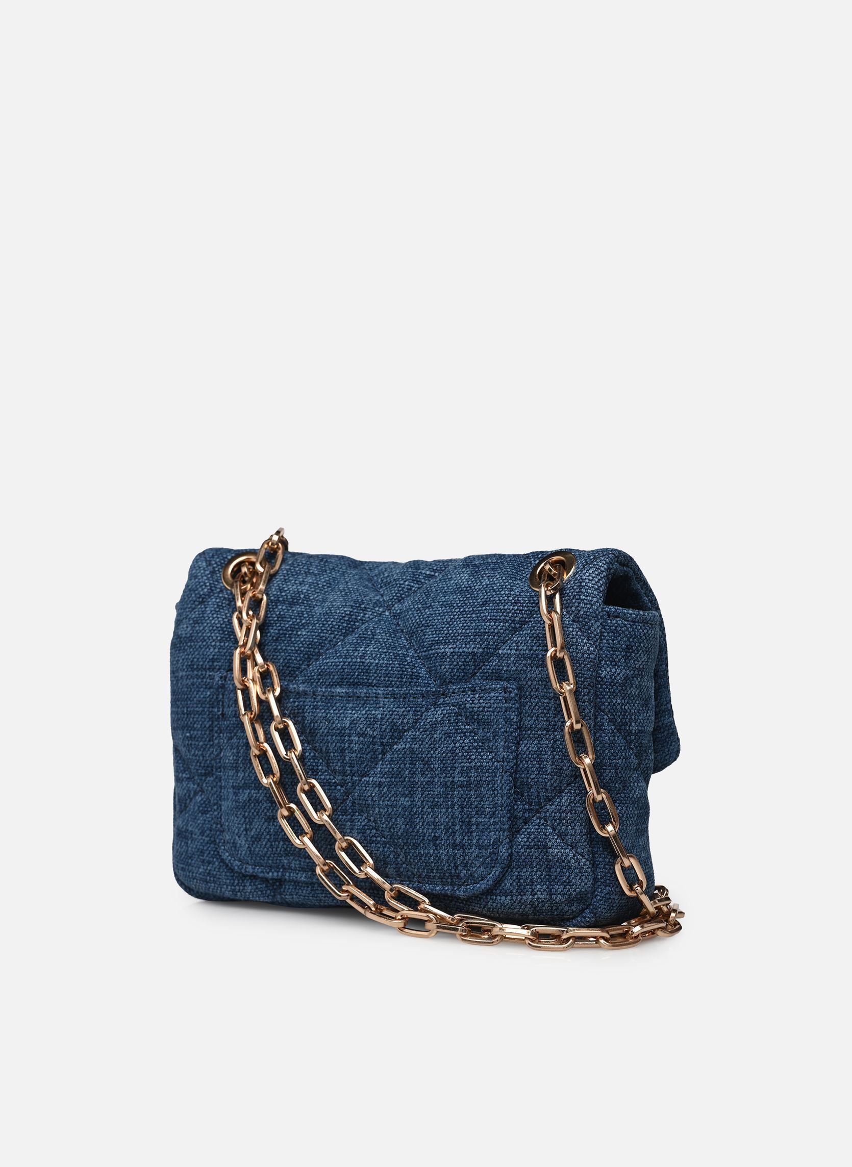 Sacs bandoulière Nano Moon en Tissu Lin femme bleu Vanessa Bruno Sacs bandoulière Nano Moon en Tissu Lin femme bleu INDIGO