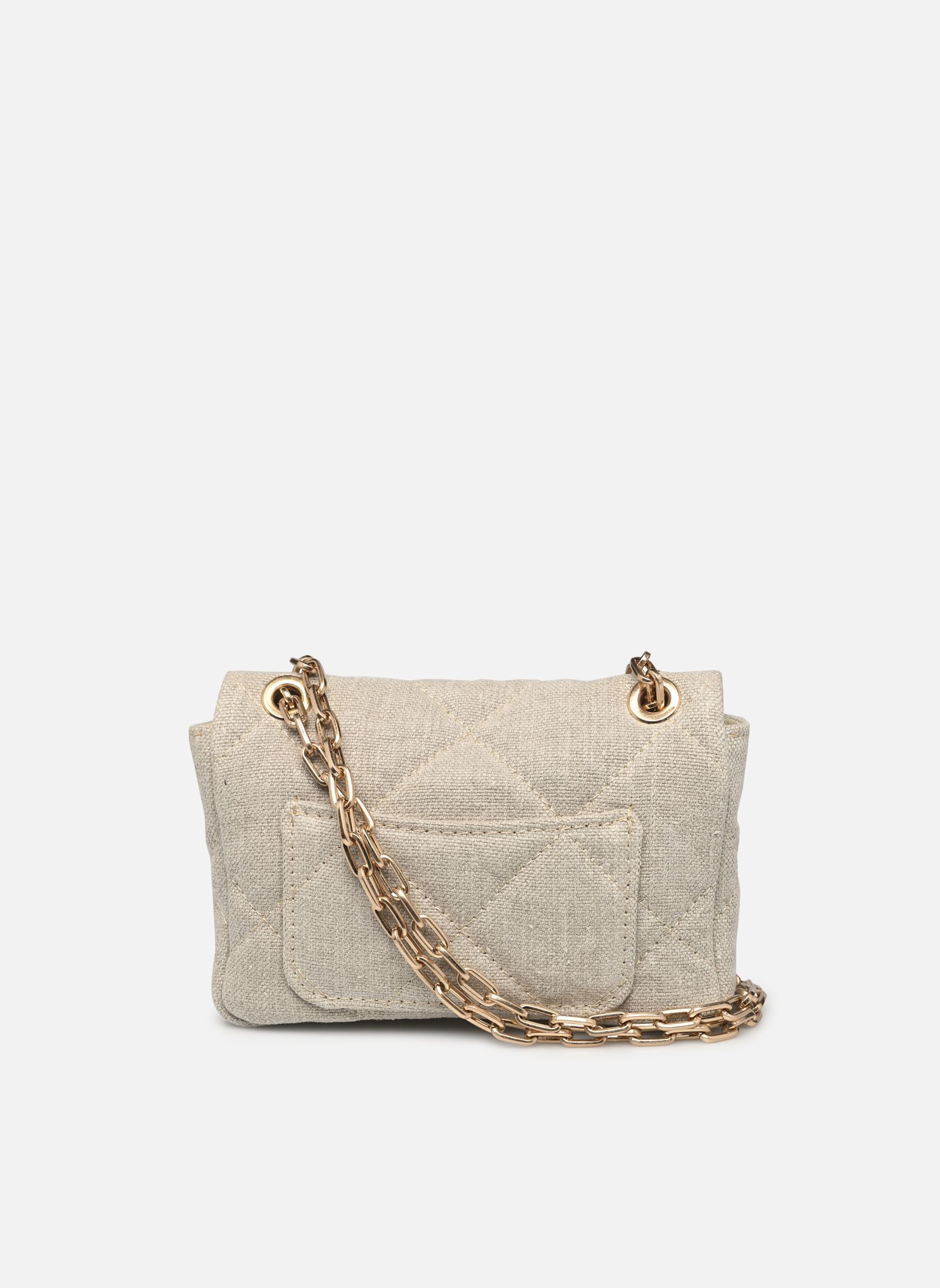 Umhängetaschen Nano Moon en Tissu Lin damen beige Vanessa Bruno Umhängetaschen Nano Moon en Tissu Lin damen beige SABLE