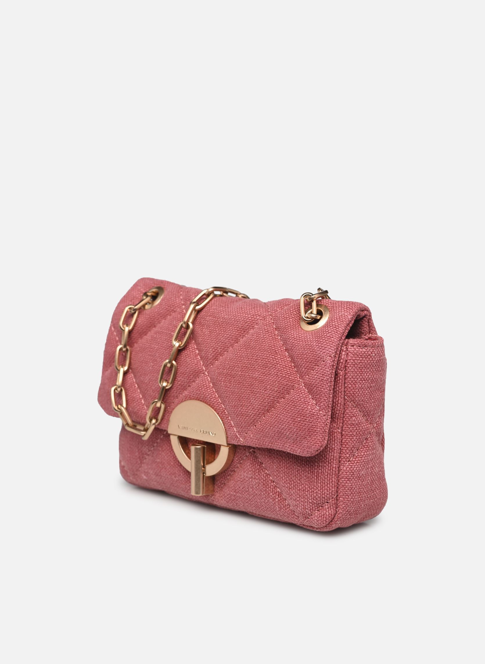 Umhängetaschen Nano Moon en Tissu Lin damen rosa Vanessa Bruno Umhängetaschen Nano Moon en Tissu Lin damen rosa GRENAT
