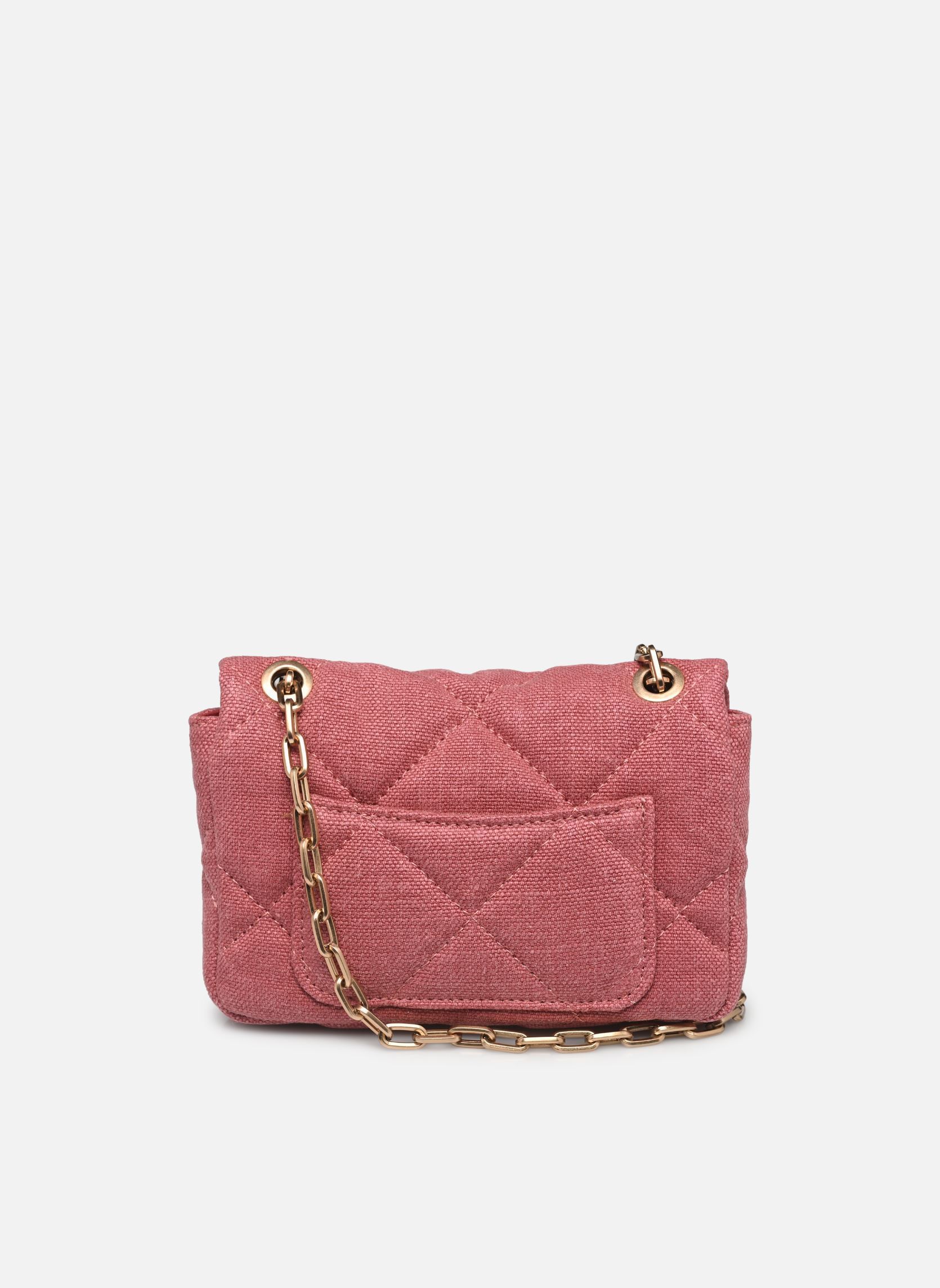 Umhängetaschen Nano Moon en Tissu Lin damen rosa Vanessa Bruno Umhängetaschen Nano Moon en Tissu Lin damen rosa GRENAT
