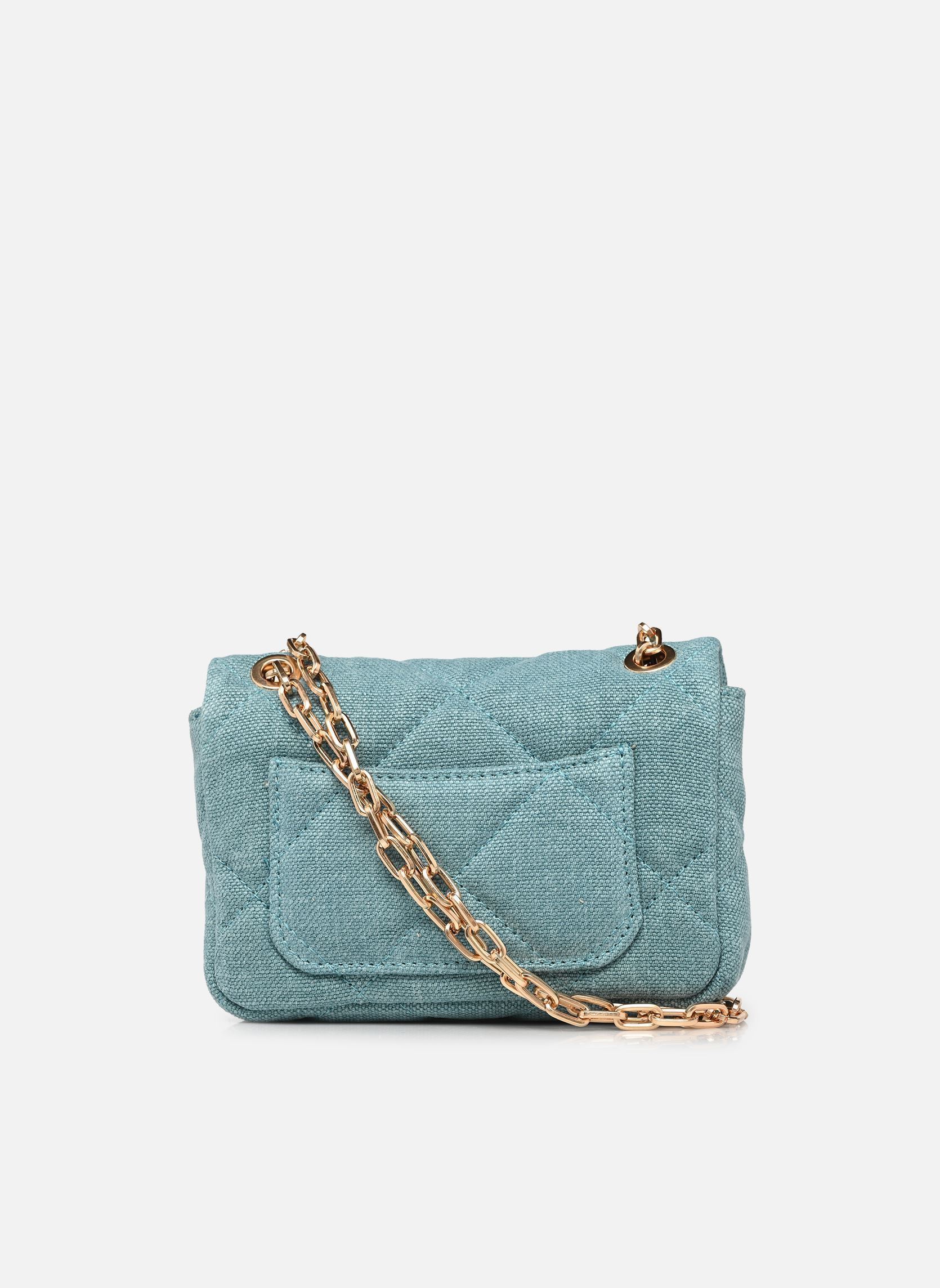 Sacs bandoulière Nano Moon en Tissu Lin femme bleu Vanessa Bruno Sacs bandoulière Nano Moon en Tissu Lin femme bleu AZUR