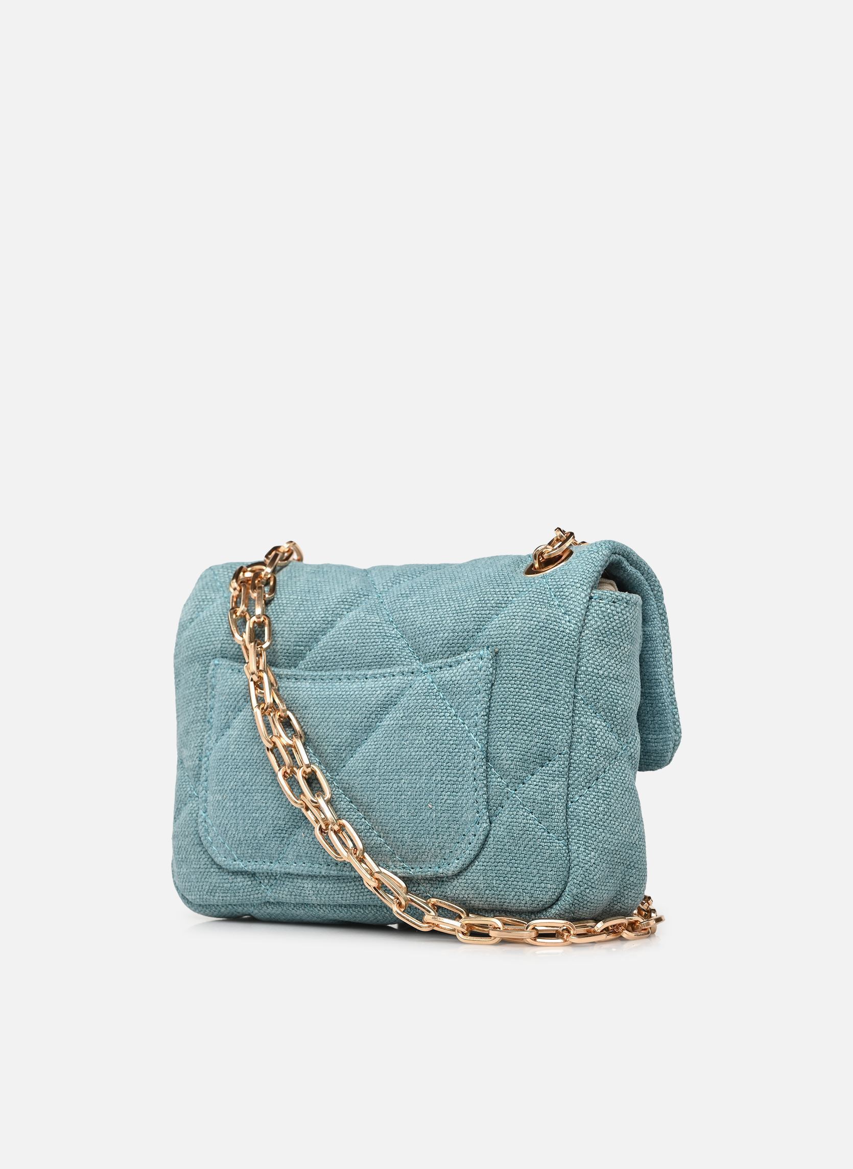Sacs bandoulière Nano Moon en Tissu Lin femme bleu Vanessa Bruno Sacs bandoulière Nano Moon en Tissu Lin femme bleu AZUR
