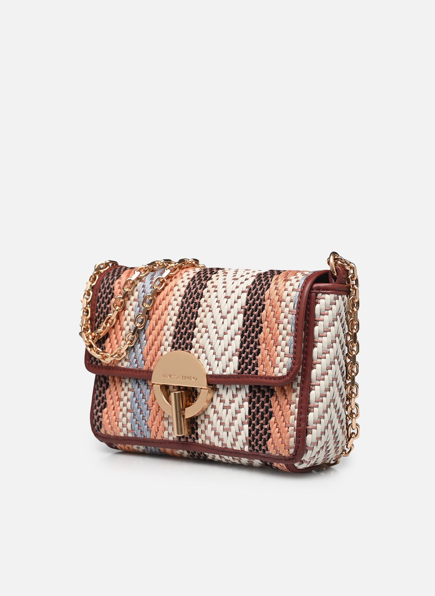 Sacs bandoulière Nano Moon Rayé Multico femme multicolore Vanessa Bruno Sacs bandoulière Nano Moon Rayé Multico femme multicolore MULTICOLORE