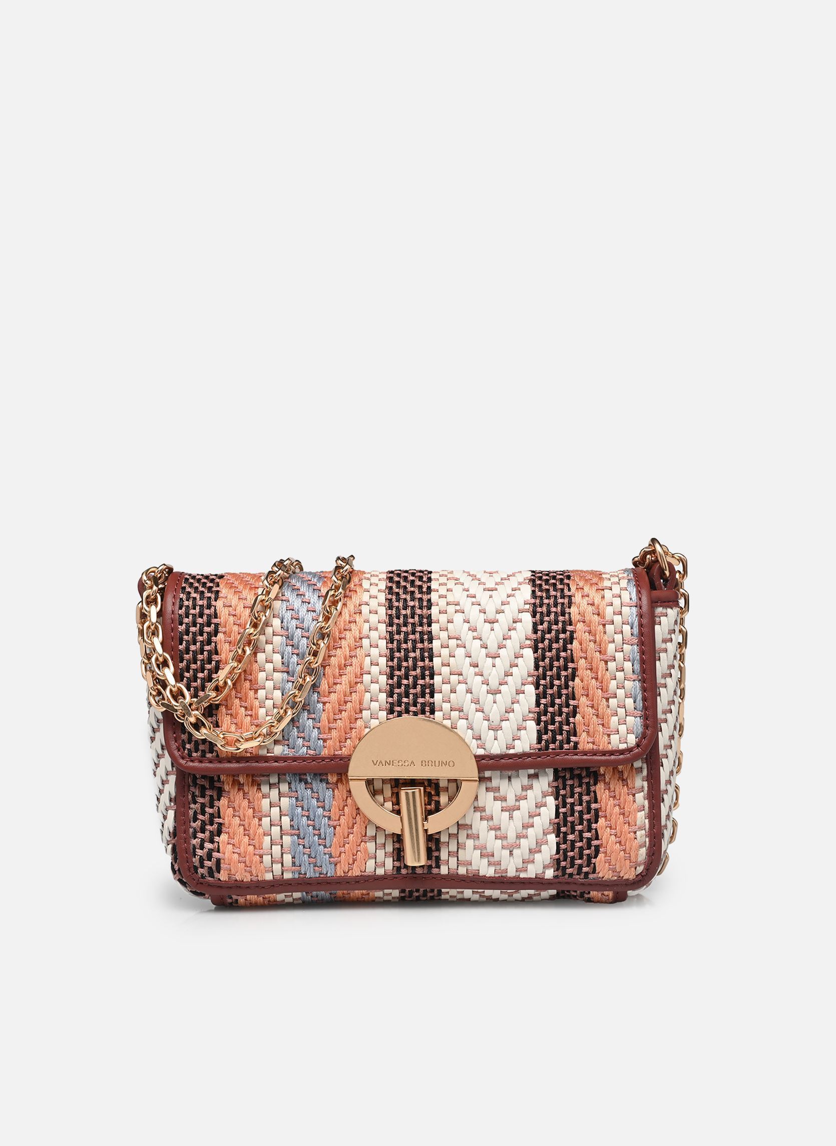 Sacs bandoulière Nano Moon Rayé Multico femme multicolore Vanessa Bruno Sacs bandoulière Nano Moon Rayé Multico femme multicolore MULTICOLORE