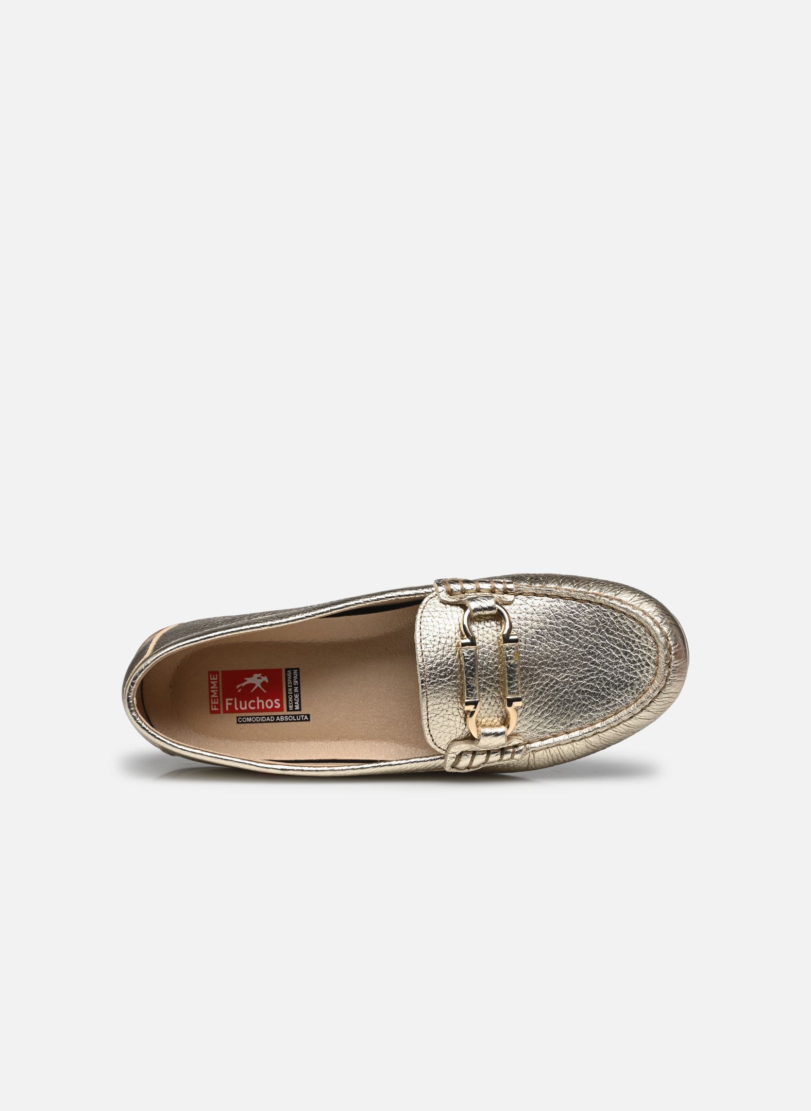Mocassins BRUNI F2156 femme or et bronze Fluchos Mocassins BRUNI F2156 femme or et bronze METAL PLATINO