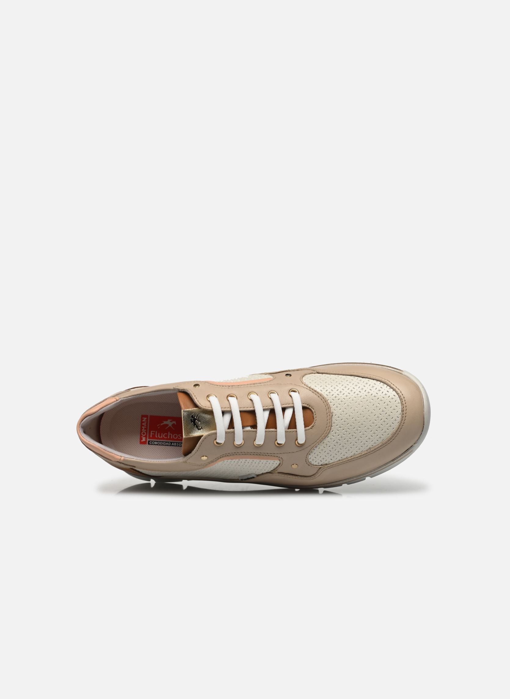 Niedrige Sneaker UNION F2177 damen beige Fluchos Niedrige Sneaker UNION F2177 damen beige HABANA CRISTAL+COM.1
