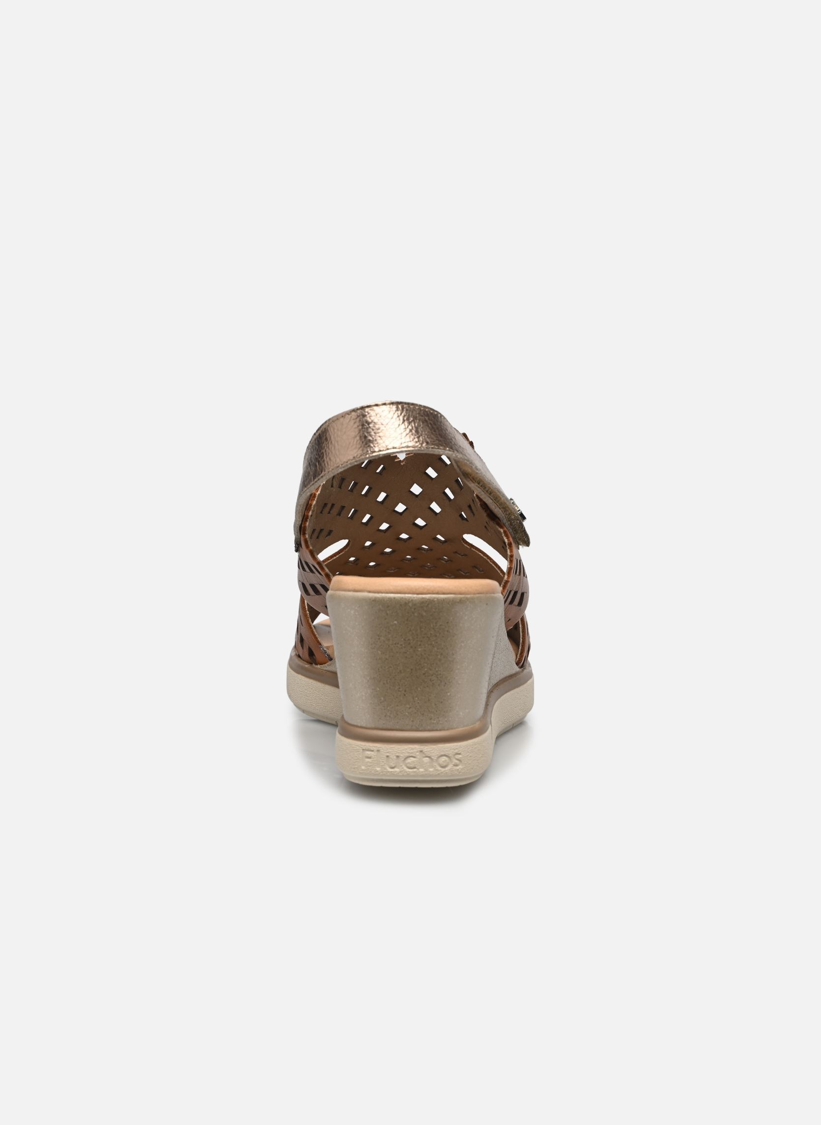 Sandali con zeppa e plateau SMASH F1972 donna marrone Fluchos Sandali con zeppa e plateau SMASH F1972 donna marrone TIBET LAMINADO CUERO CAVA