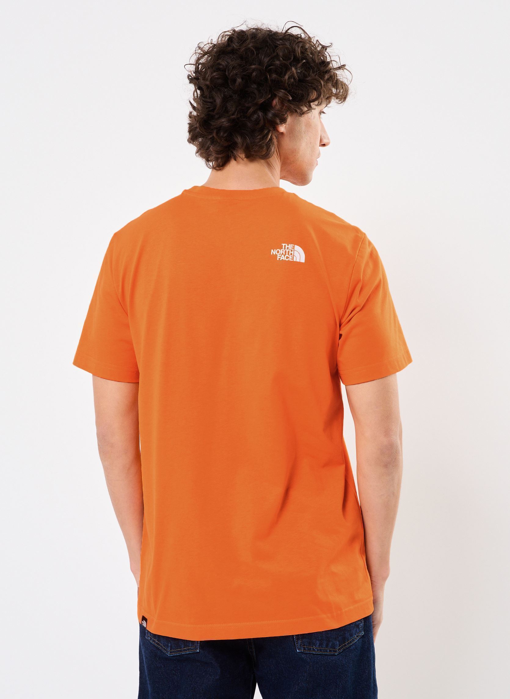Tee-shirts manches courtes M S/S SIMPLE DOME TEE homme orange The North Face Tee-shirts manches courtes M S/S SIMPLE DOME TEE homme orange DIGITAL ORANGE