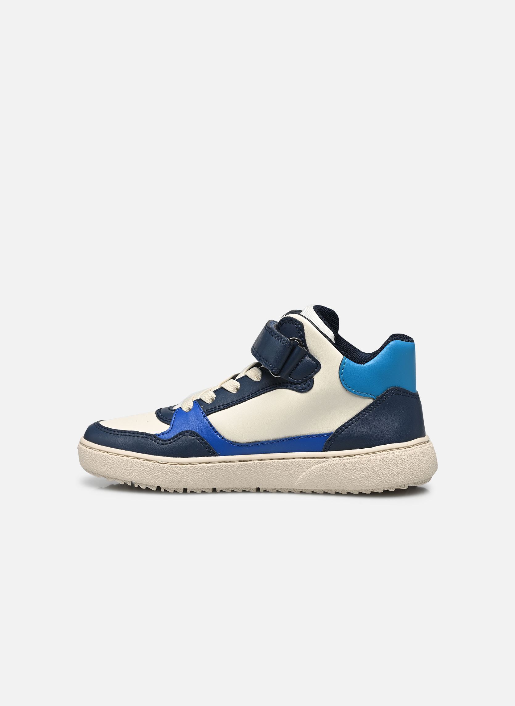 Baskets hautes J Theleven Boy B multicolore Geox Baskets hautes J Theleven Boy B multicolore Lt Ivory/Lt Blue