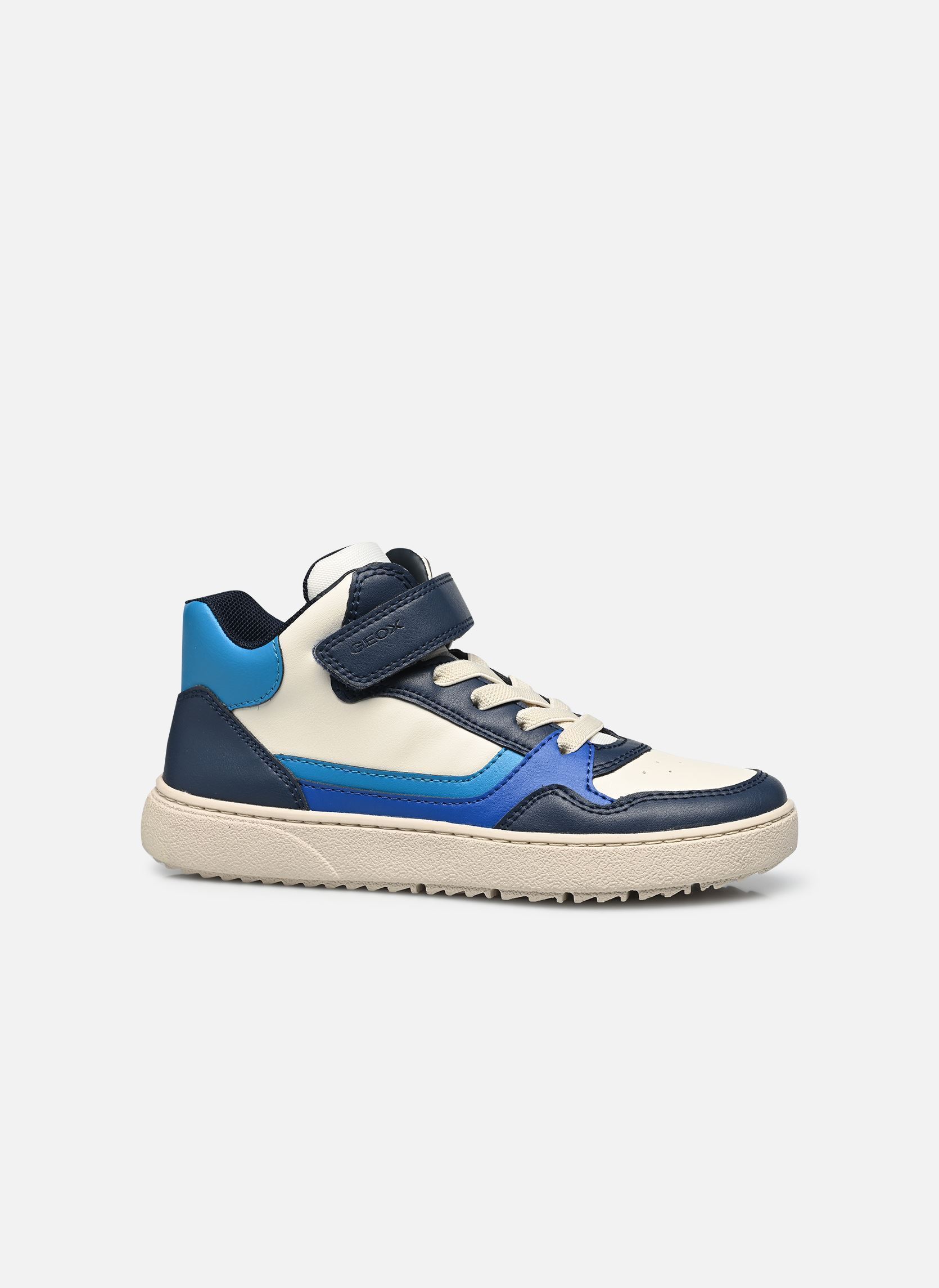 Baskets hautes J Theleven Boy B multicolore Geox Baskets hautes J Theleven Boy B multicolore Lt Ivory/Lt Blue