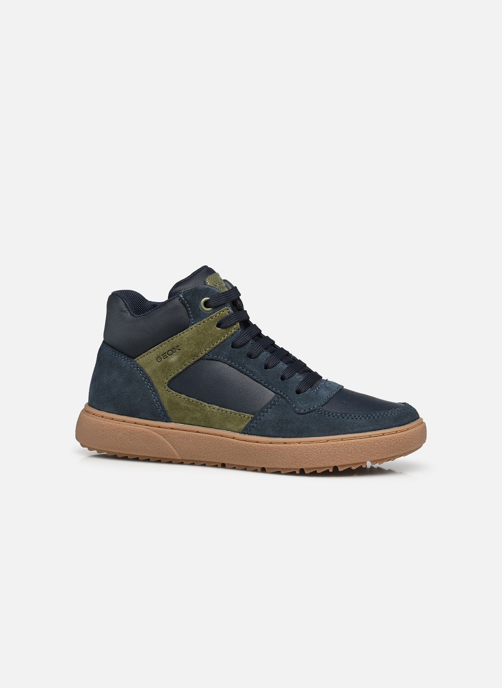 Hoge sneakers J Theleven Boy C jongens blauw Geox Hoge sneakers J Theleven Boy C jongens blauw NAVY/MILITARY