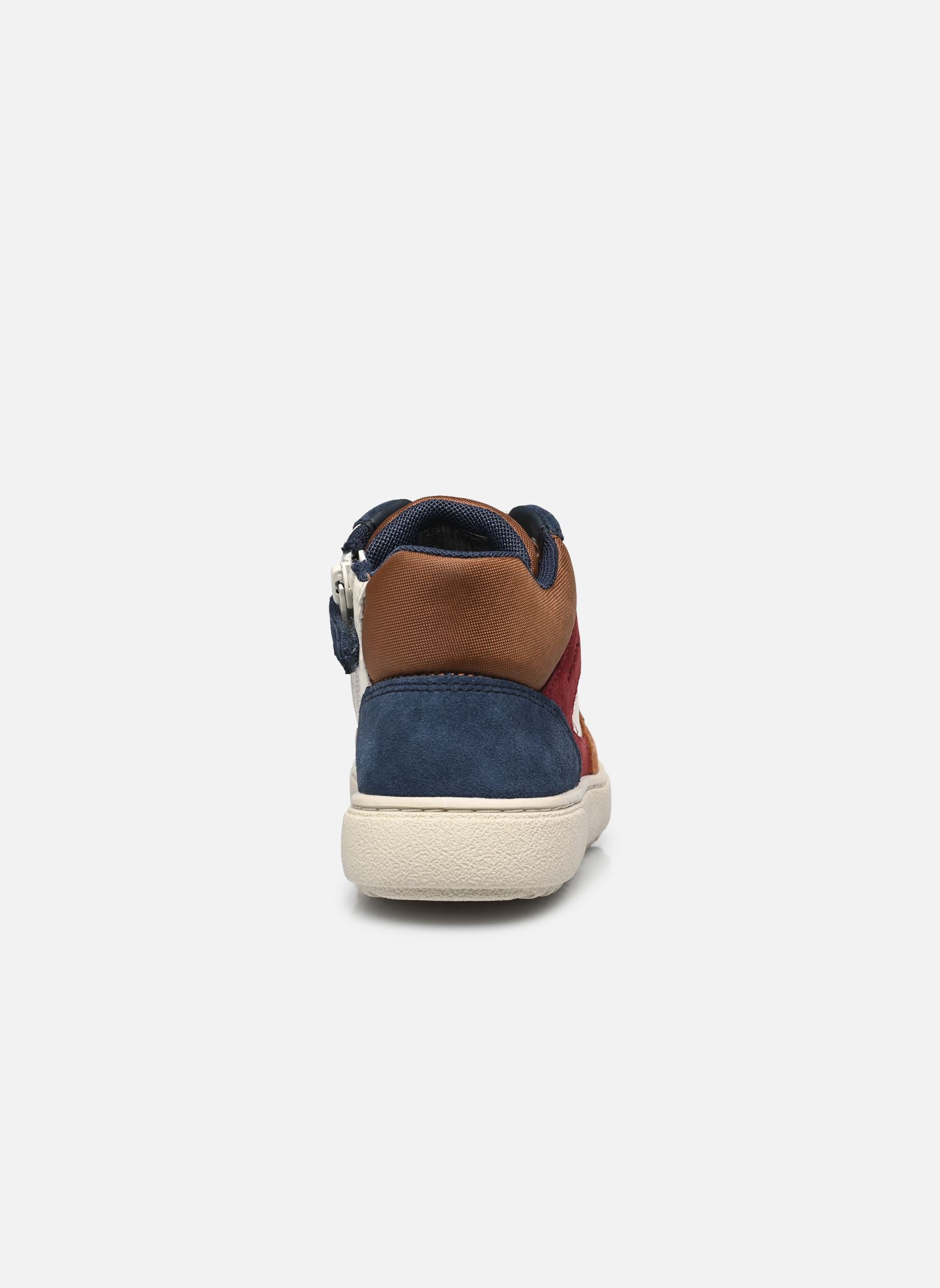 Baskets hautes J Theleven Boy C multicolore Geox Baskets hautes J Theleven Boy C multicolore LT IVORY/LT BROWN