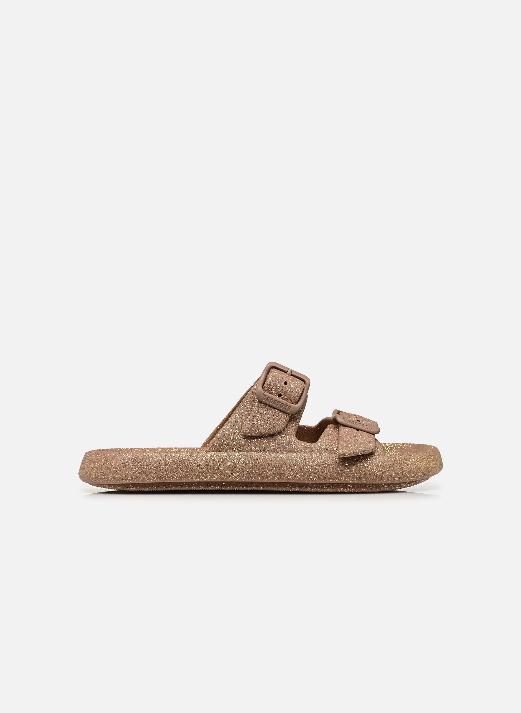 Pantoletten und Clogs JESSY GLITTER damen braun Cacatoès Pantoletten und Clogs JESSY GLITTER damen braun COPPER LIGHT