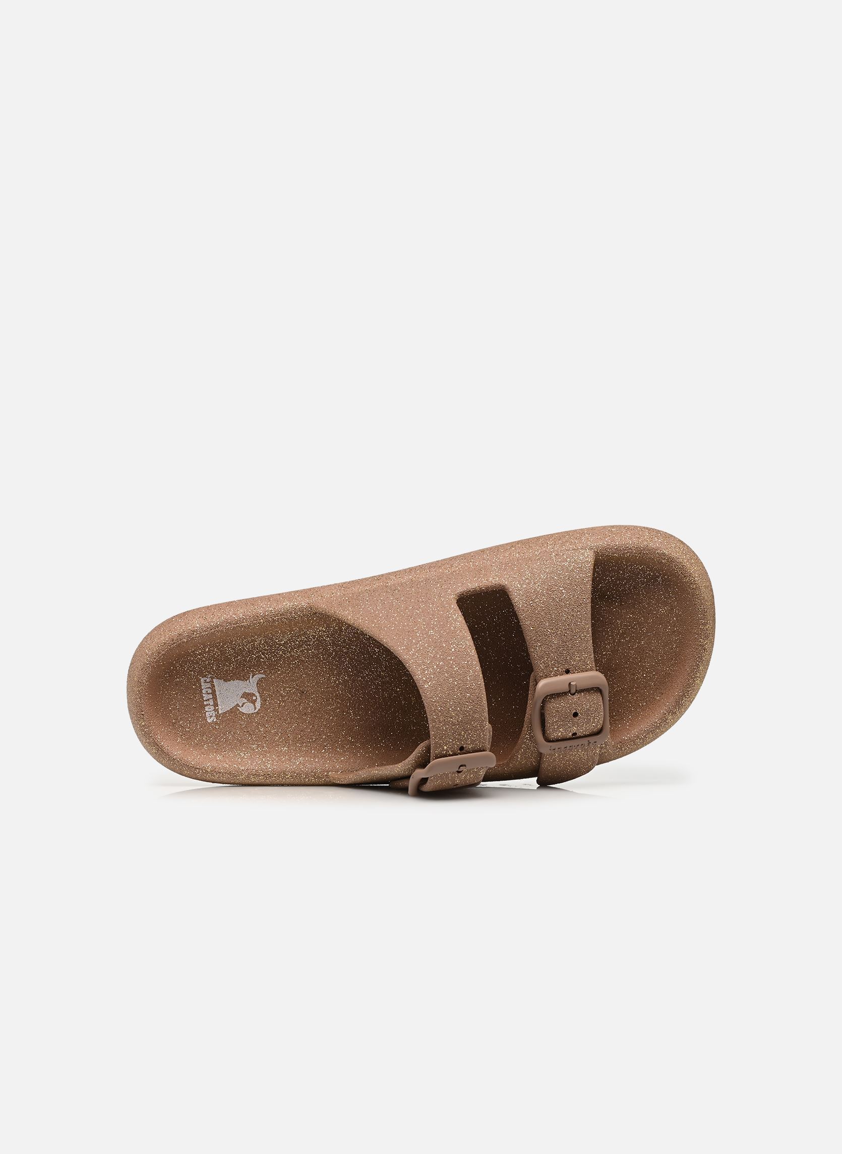 Pantoletten und Clogs JESSY GLITTER damen braun Cacatoès Pantoletten und Clogs JESSY GLITTER damen braun COPPER LIGHT