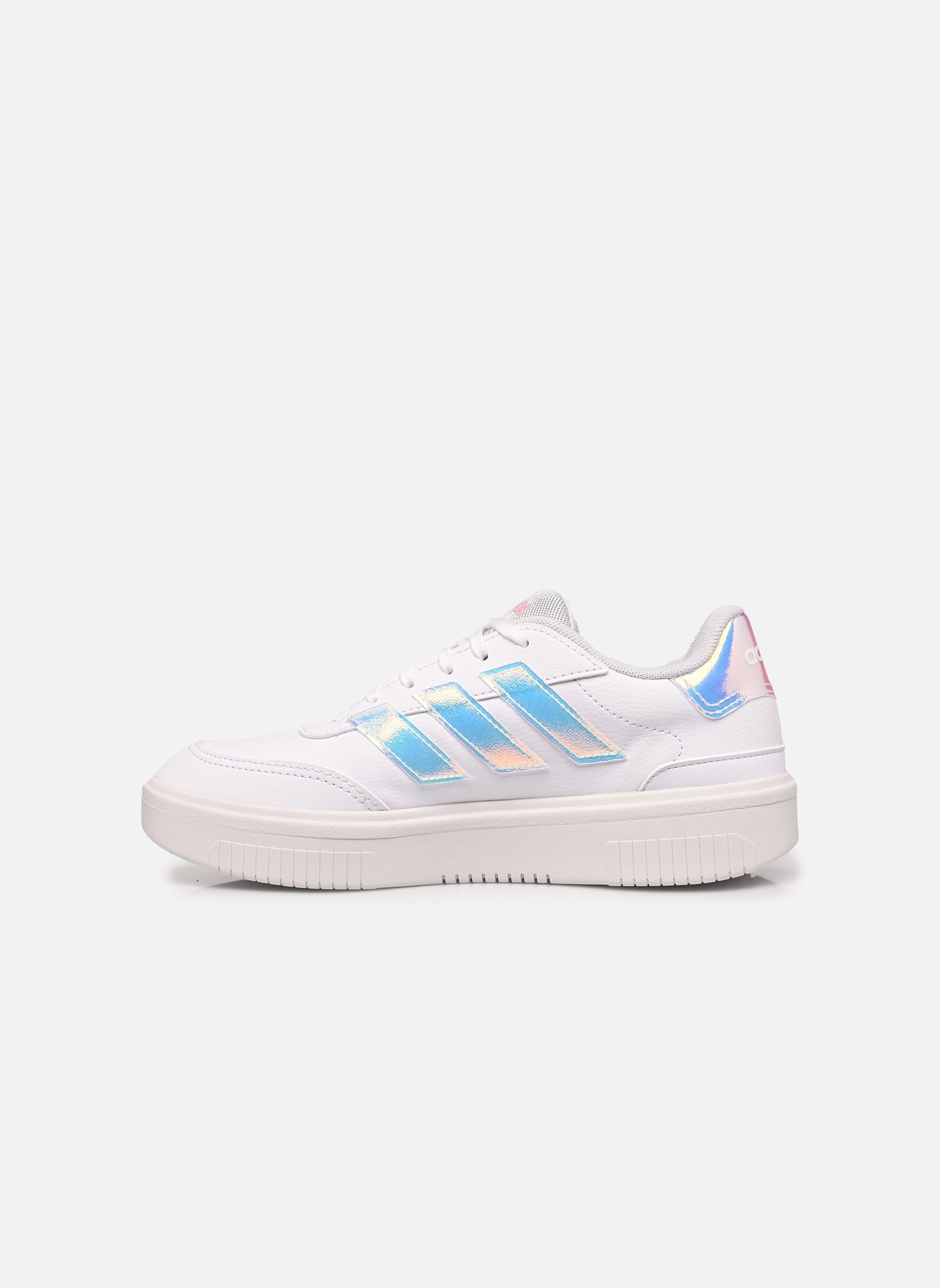 Baskets basses Courtblock Bold femme bleu adidas sportswear Baskets basses Courtblock Bold femme bleu FTWR WHITE