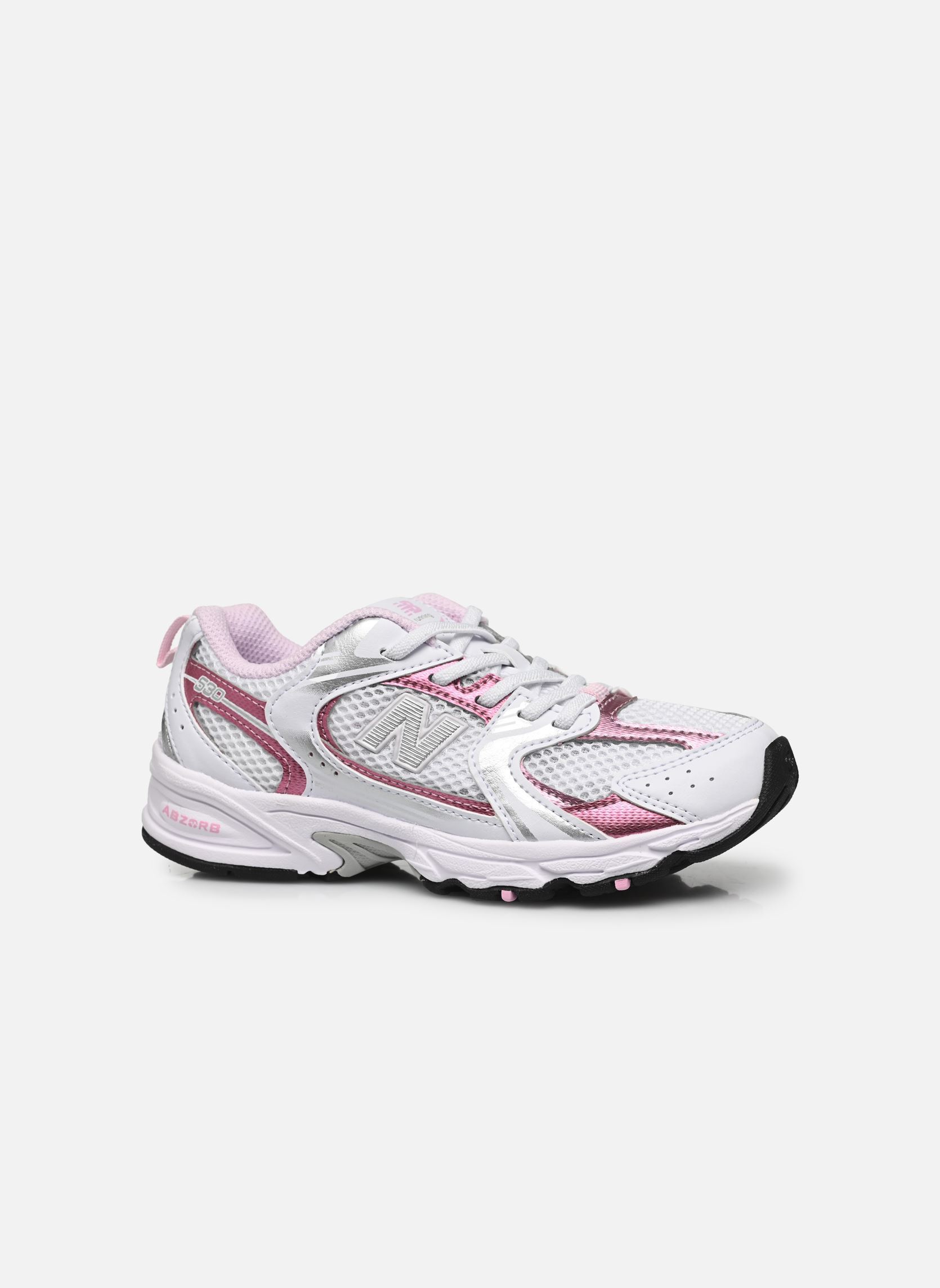 Baskets PZ530 fille blanc New Balance Baskets PZ530 fille blanc WHITE PINK