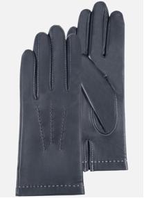 Gants Gants Femme 3 baguettes cuir Denim femme bleu