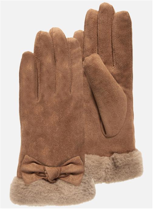 Isotoner Gants Gants Femme Ultra chaud Tactiles Camel femme marron