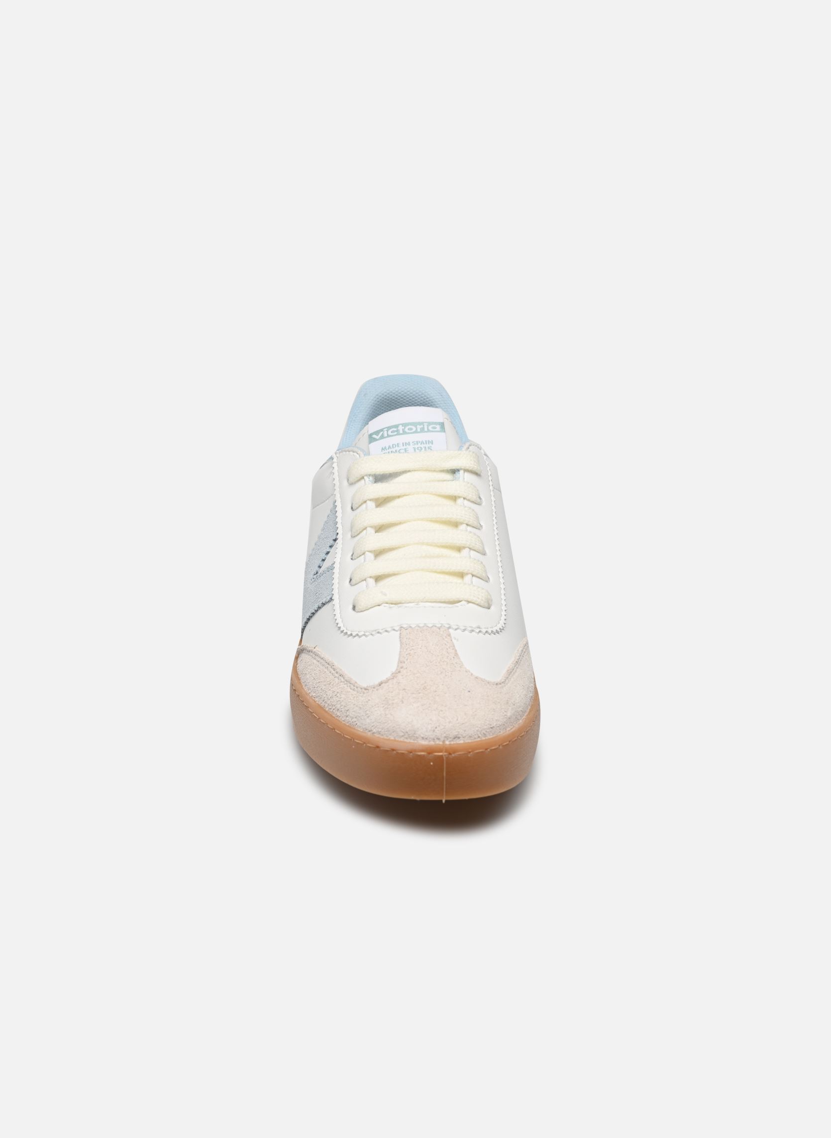 Sneaker Berlín Ciclista Efecto Piel & Serraje damen weiß Victoria Sneaker Berlín Ciclista Efecto Piel & Serraje damen weiß Celeste