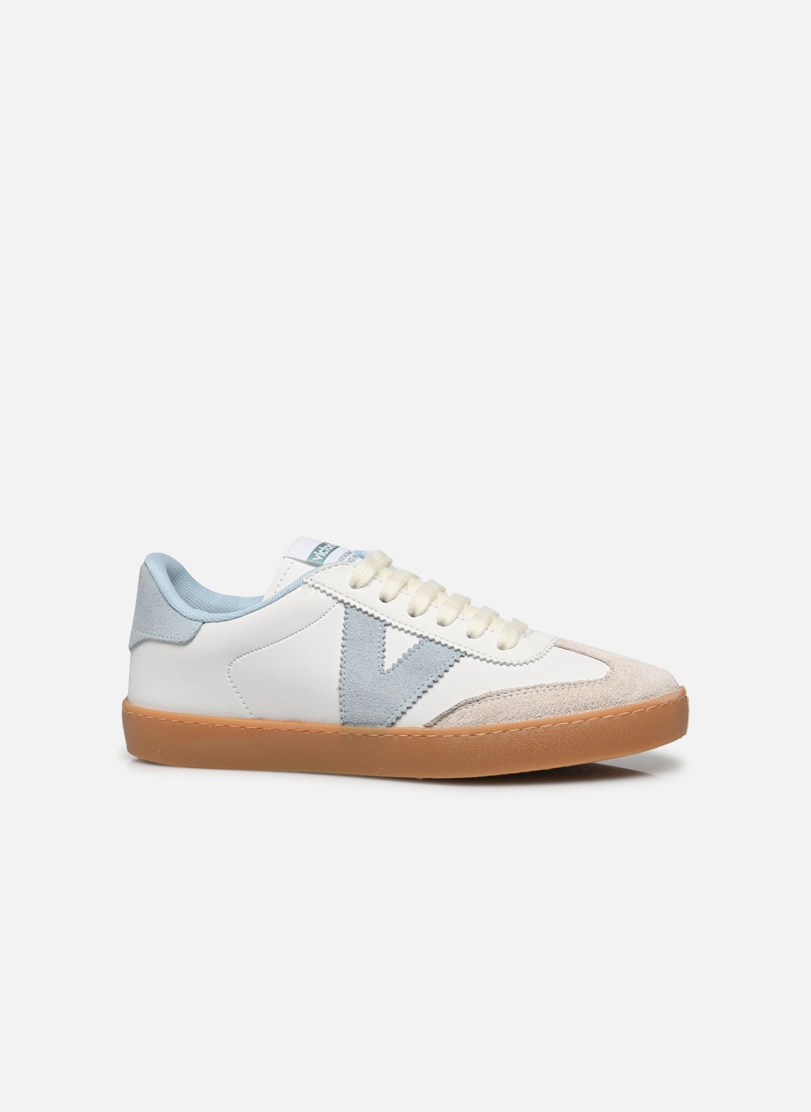 Sneaker Berlín Ciclista Efecto Piel & Serraje damen weiß Victoria Sneaker Berlín Ciclista Efecto Piel & Serraje damen weiß Celeste