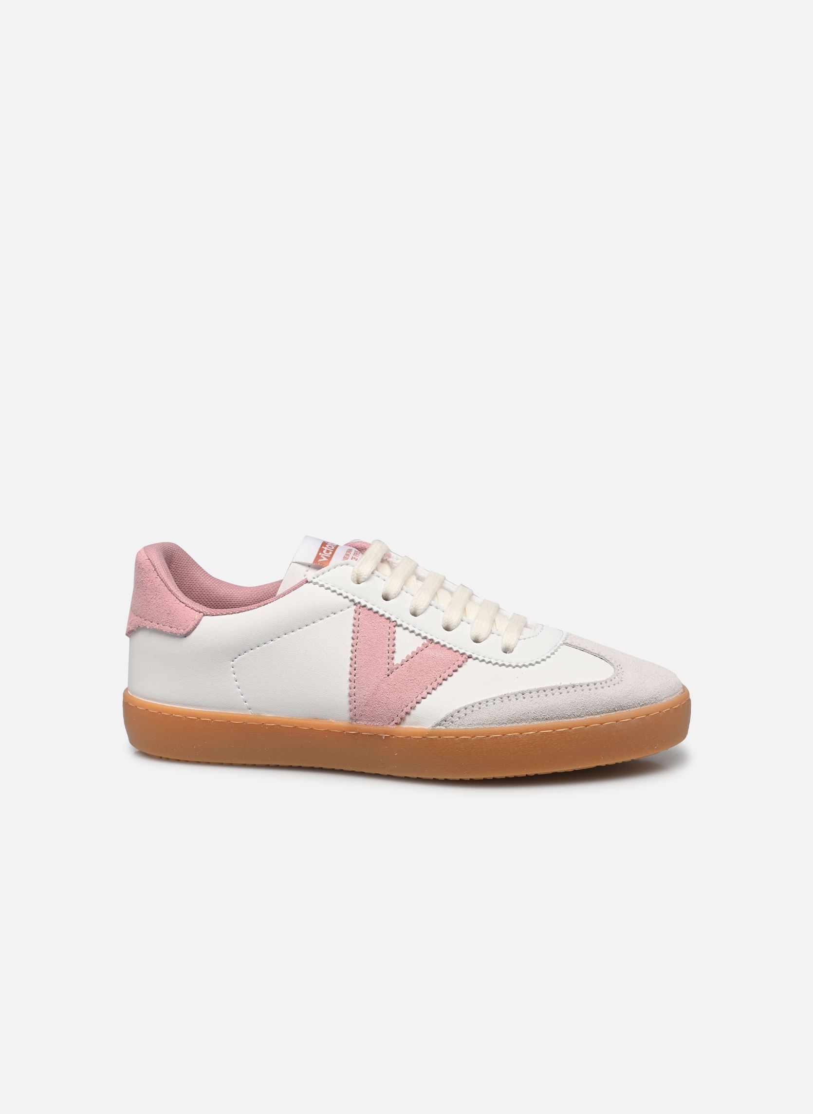 Baskets Berlín Ciclista Efecto Piel & Serraje femme blanc Victoria Baskets Berlín Ciclista Efecto Piel & Serraje femme blanc Rosa